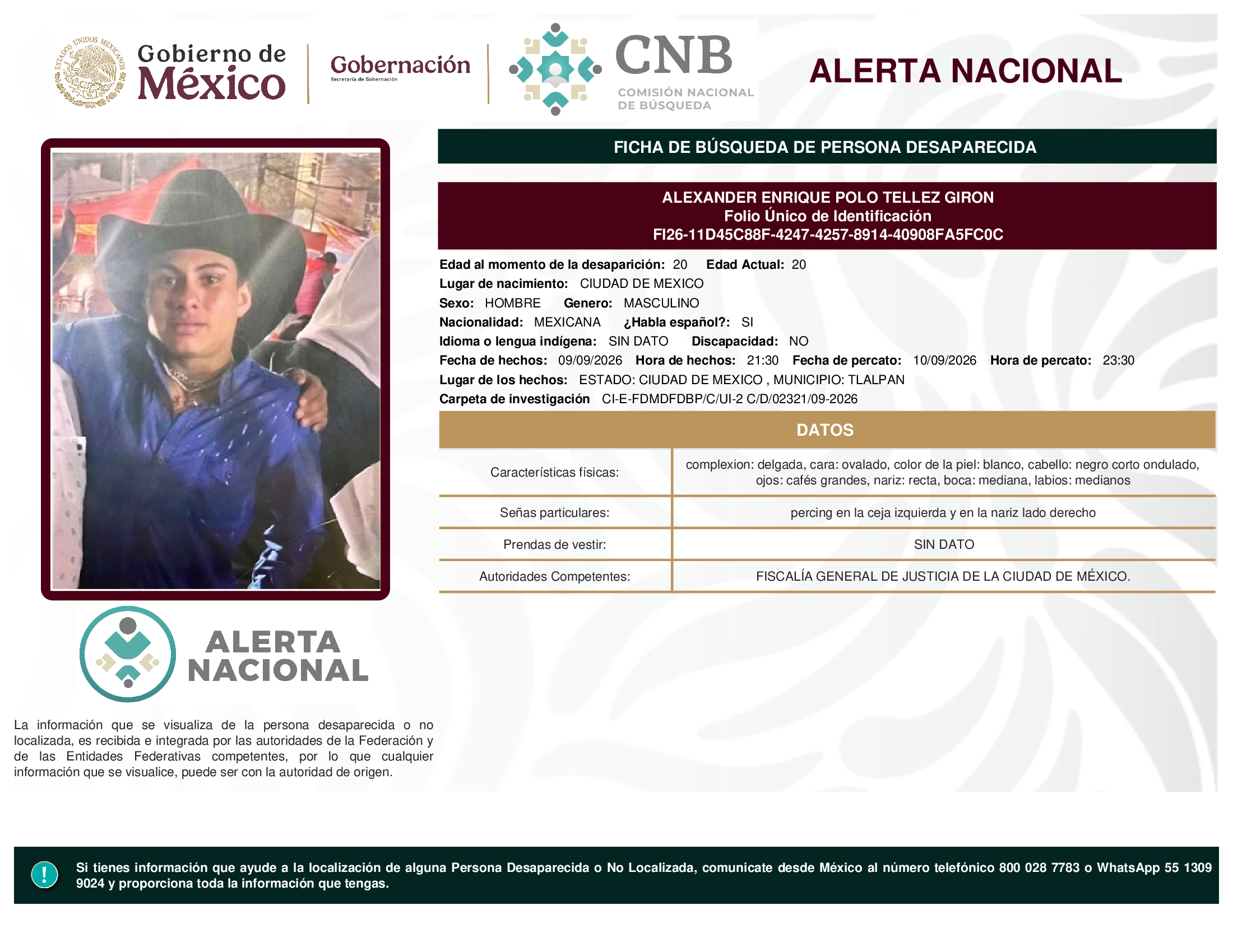 ALEXANDER ENRIQUE POLO TELLEZ GIRON