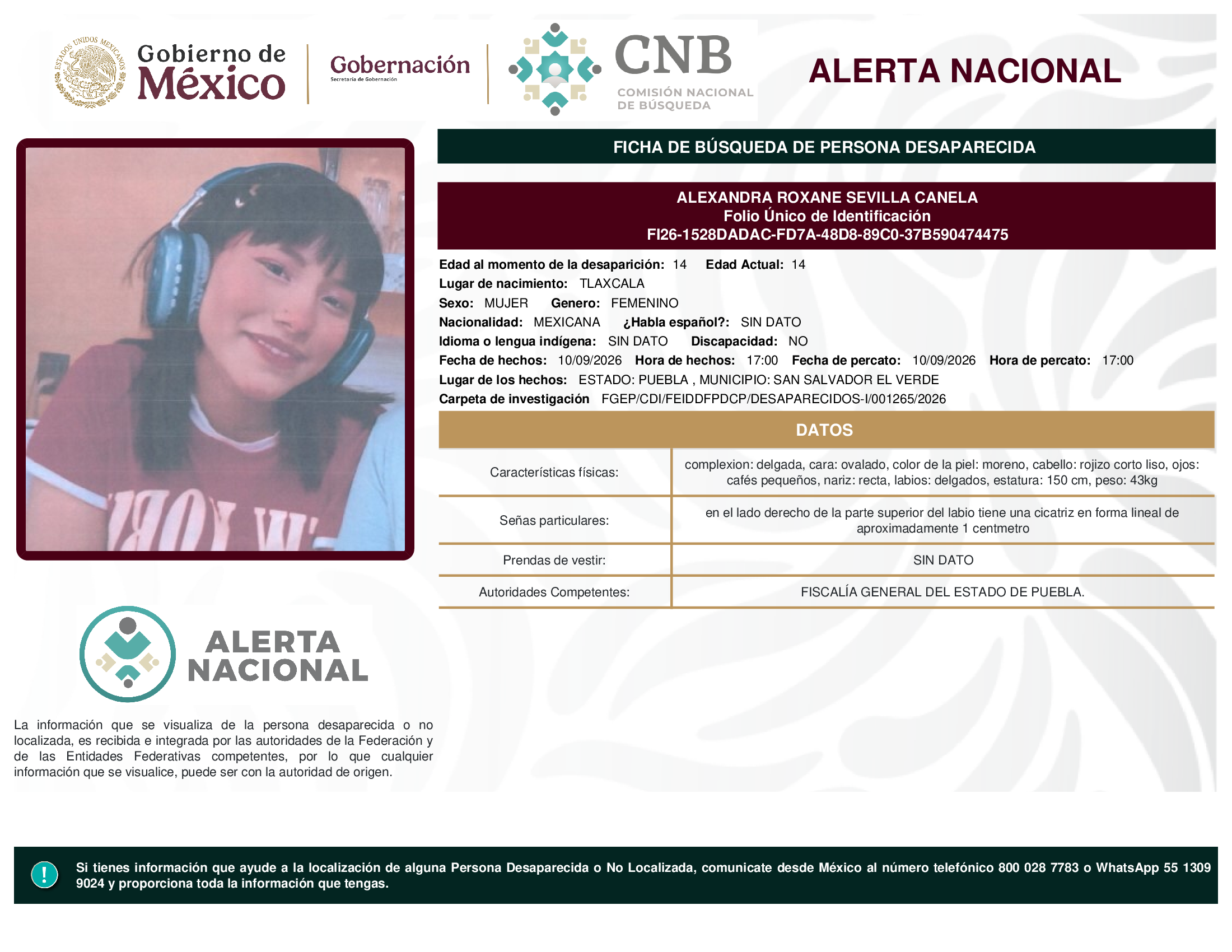 ALEXANDRA ROXANE SEVILLA CANELA
