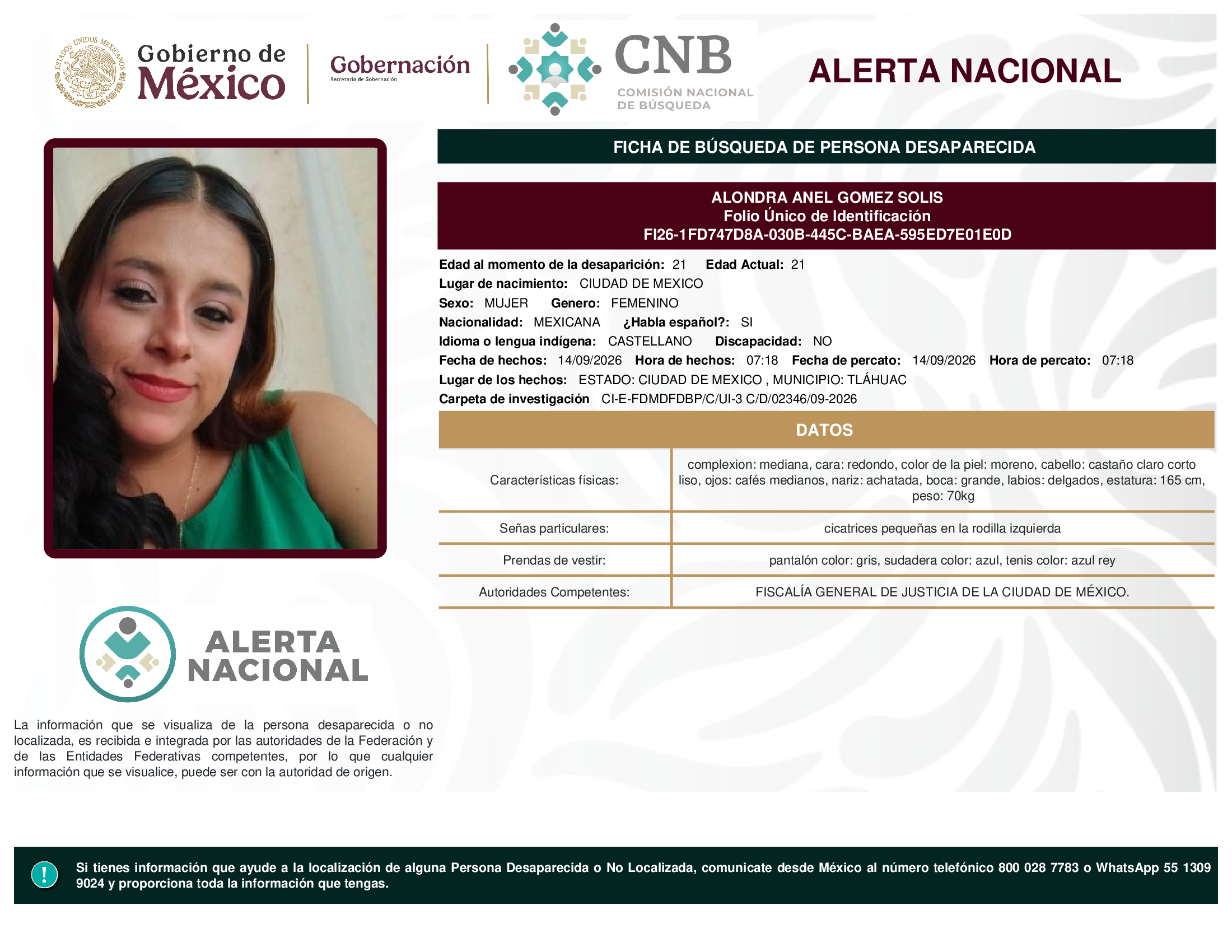 ALONDRA ANEL GOMEZ SOLIS