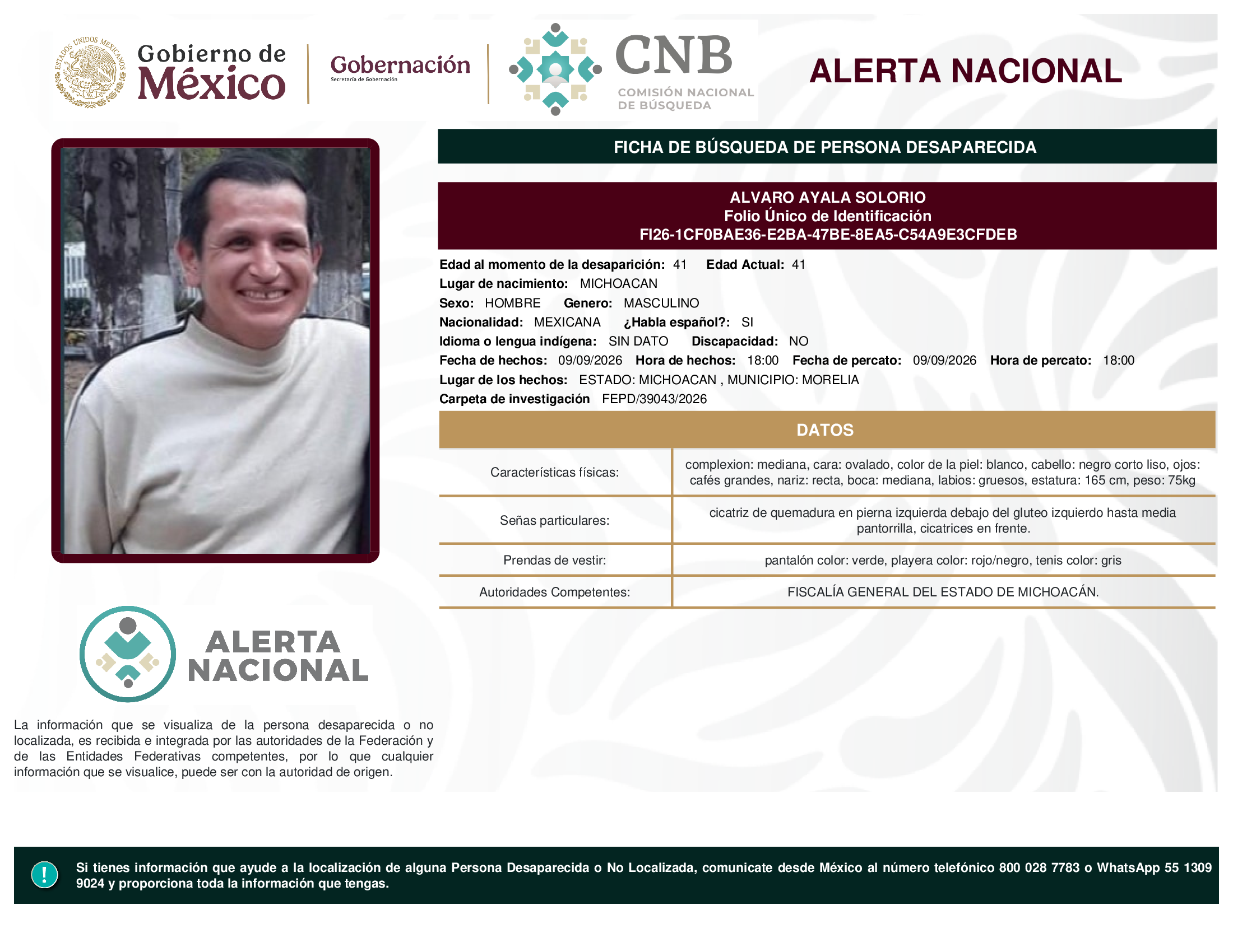 ALVARO AYALA SOLORIO