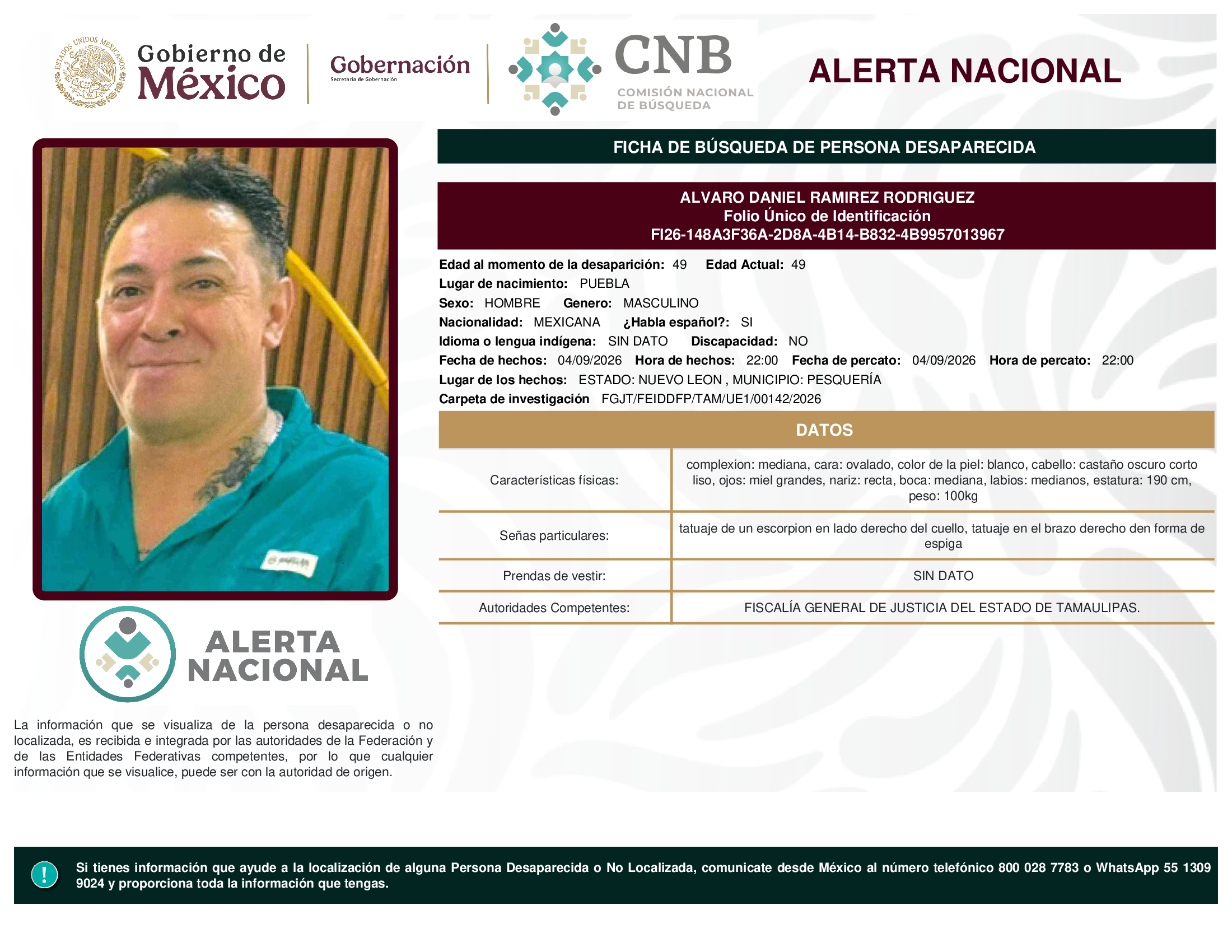 ALVARO DANIEL RAMIREZ RODRIGUEZ