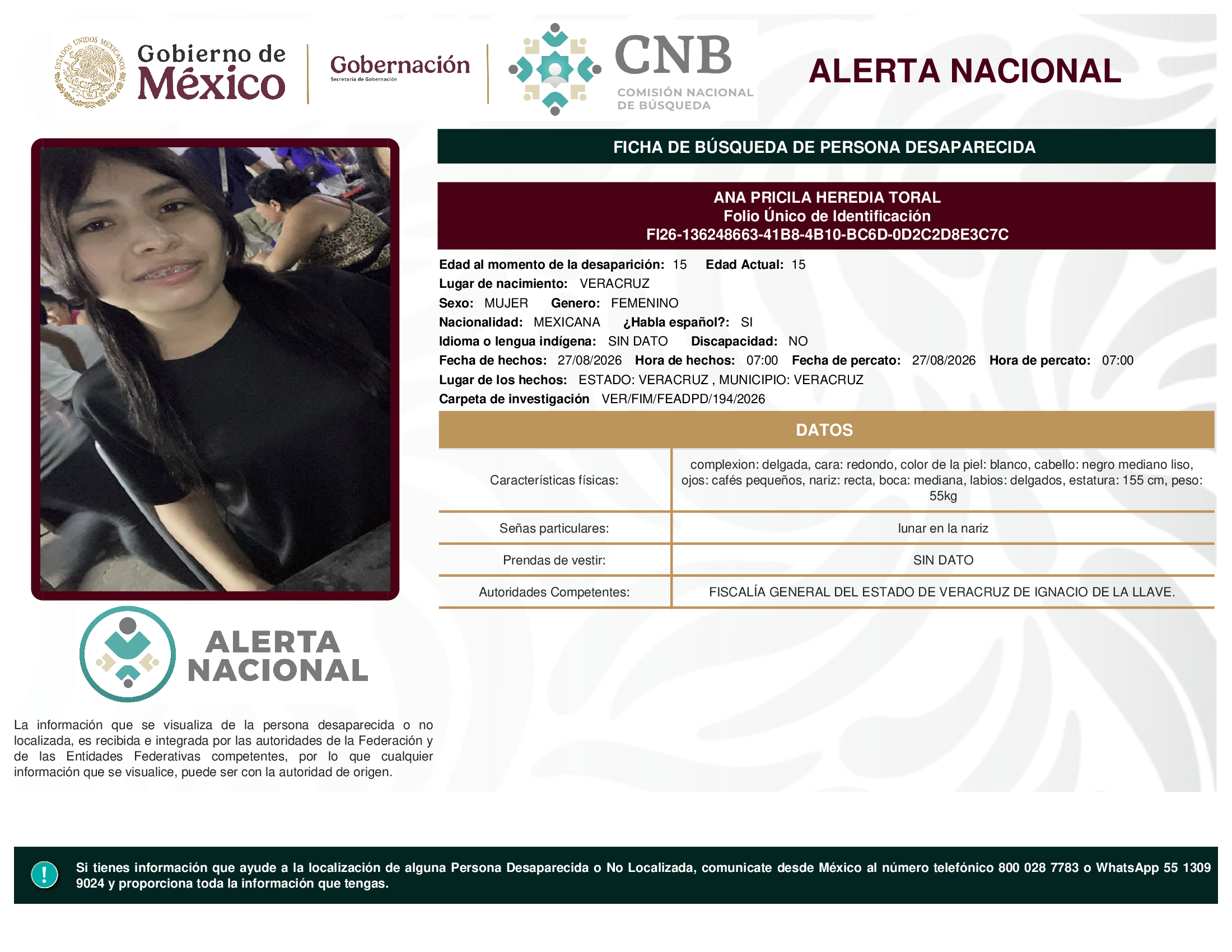 ANA PRICILA HEREDIA TORAL