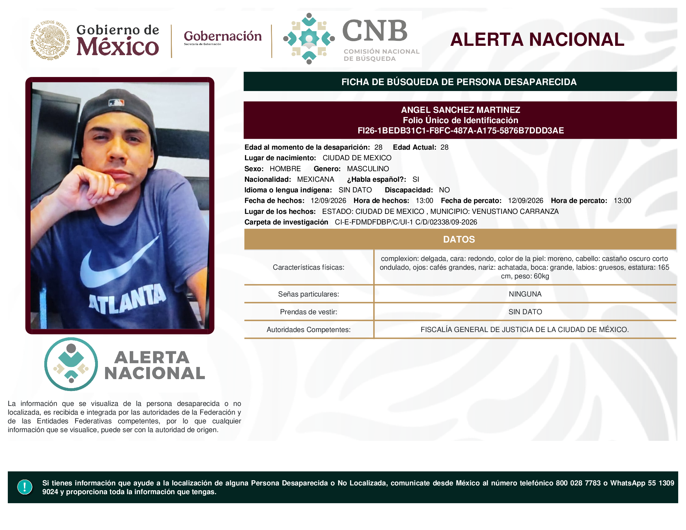 ANGEL SANCHEZ MARTINEZ