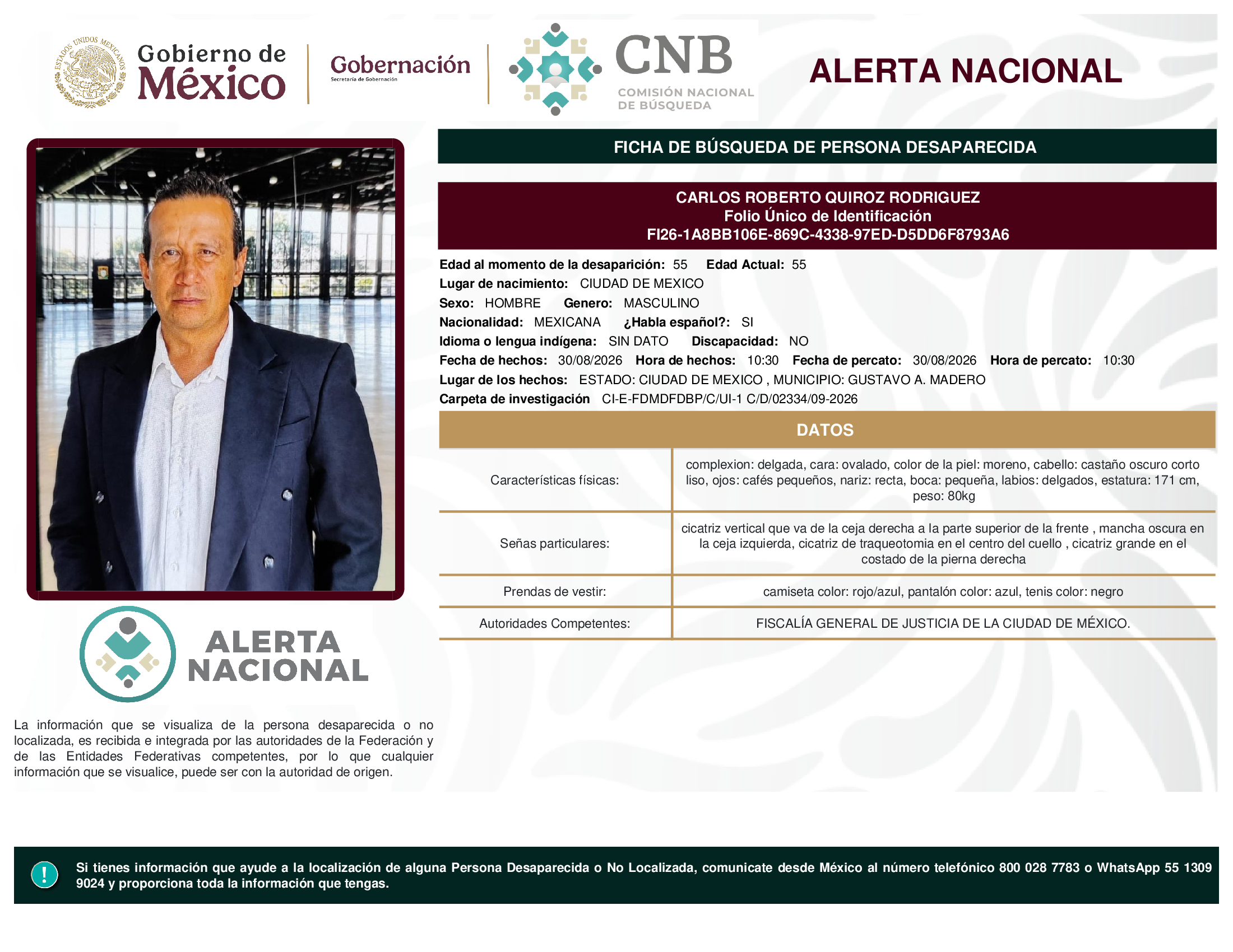 CARLOS ROBERTO QUIROZ RODRIGUEZ