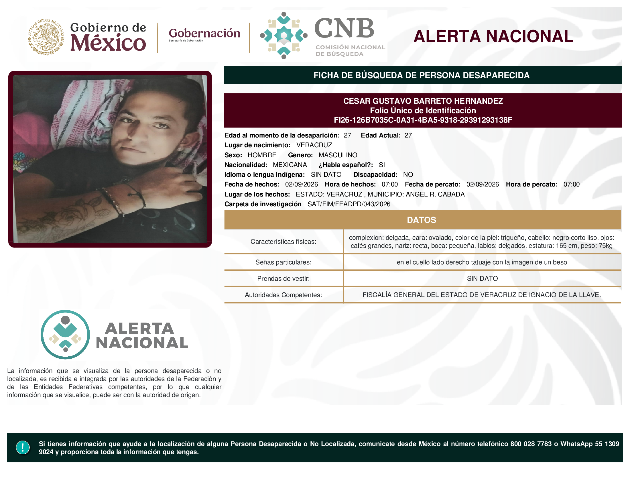 CESAR GUSTAVO BARRETO HERNANDEZ