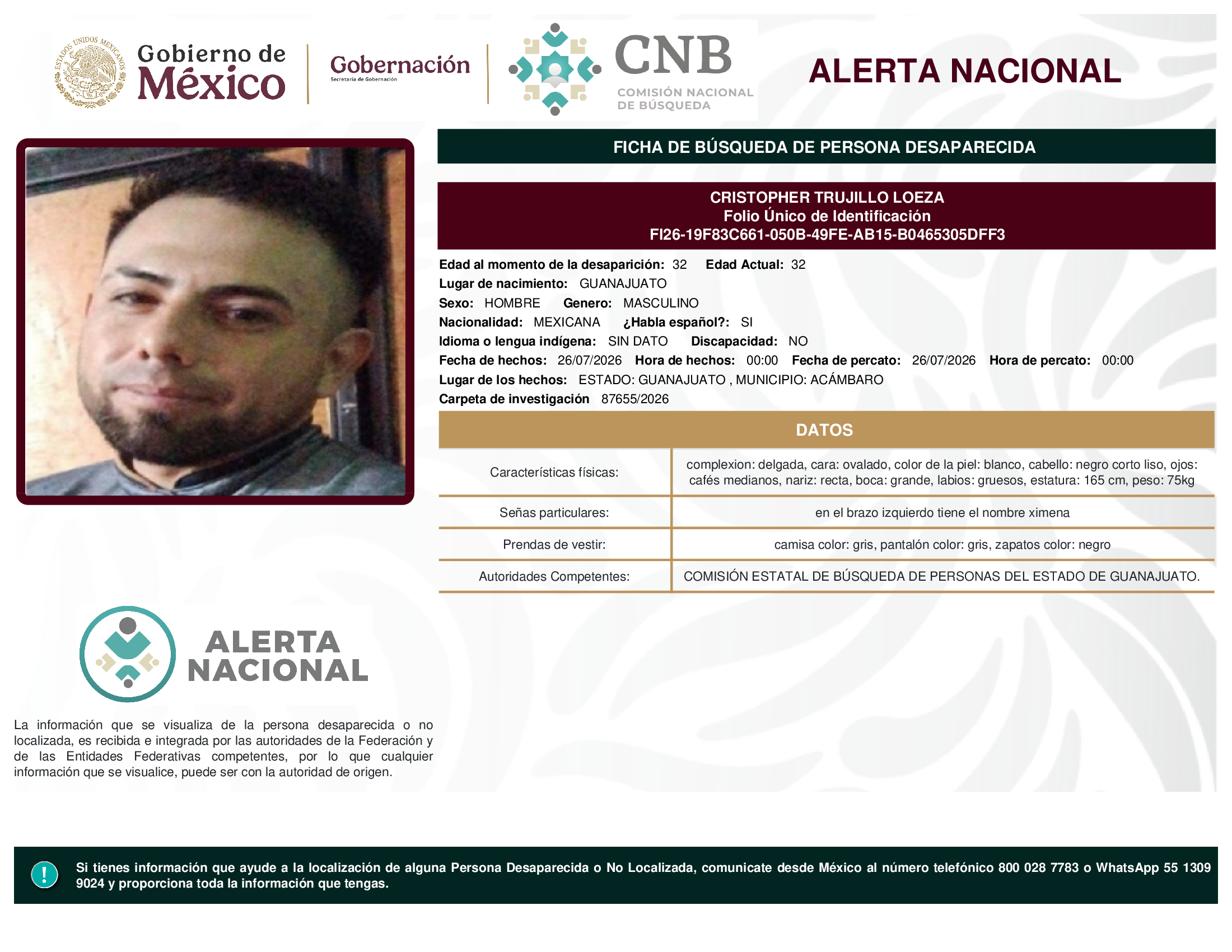 CRISTOPHER TRUJILLO LOEZA