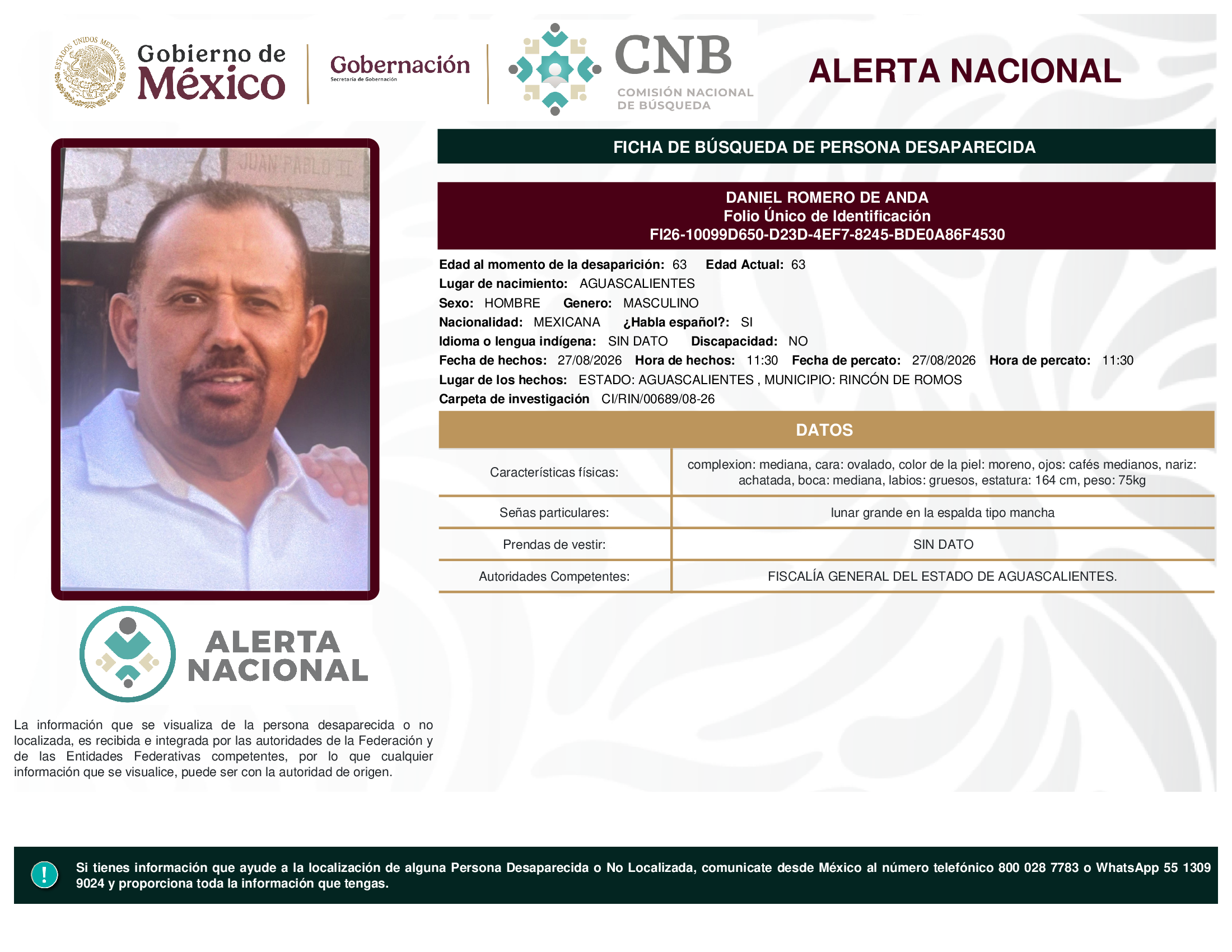 DANIEL ROMERO DE ANDA