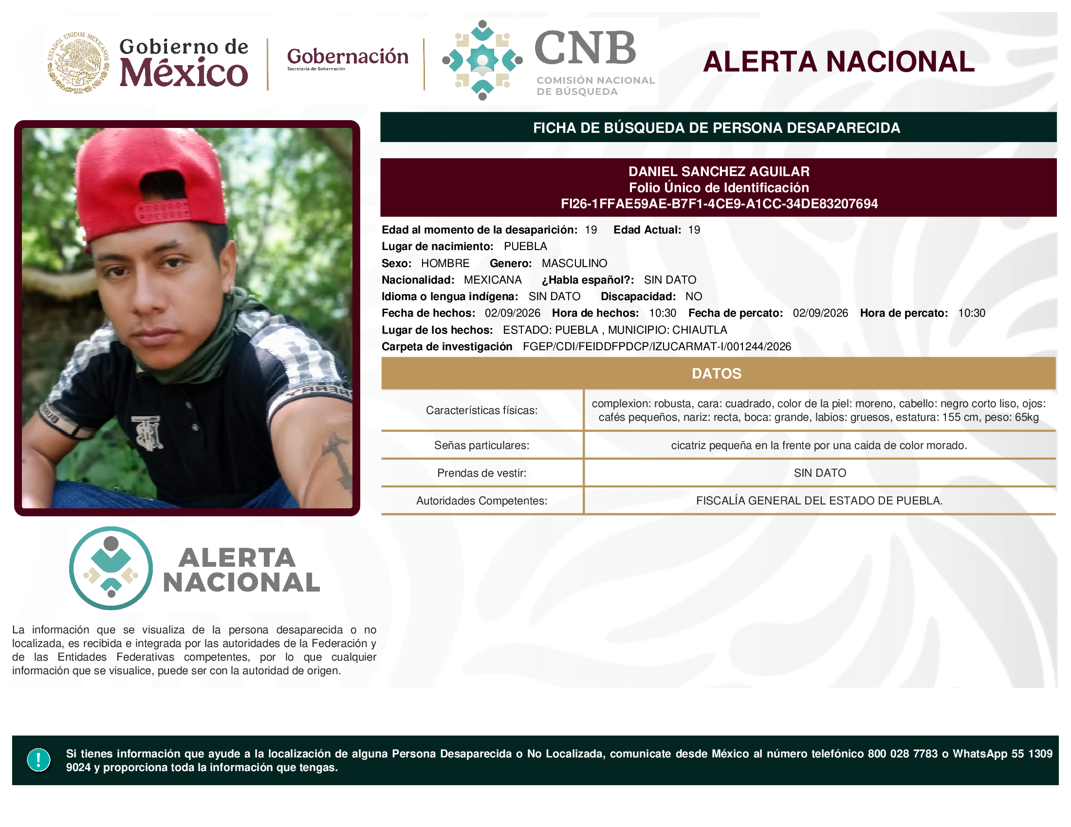 DANIEL SANCHEZ AGUILAR