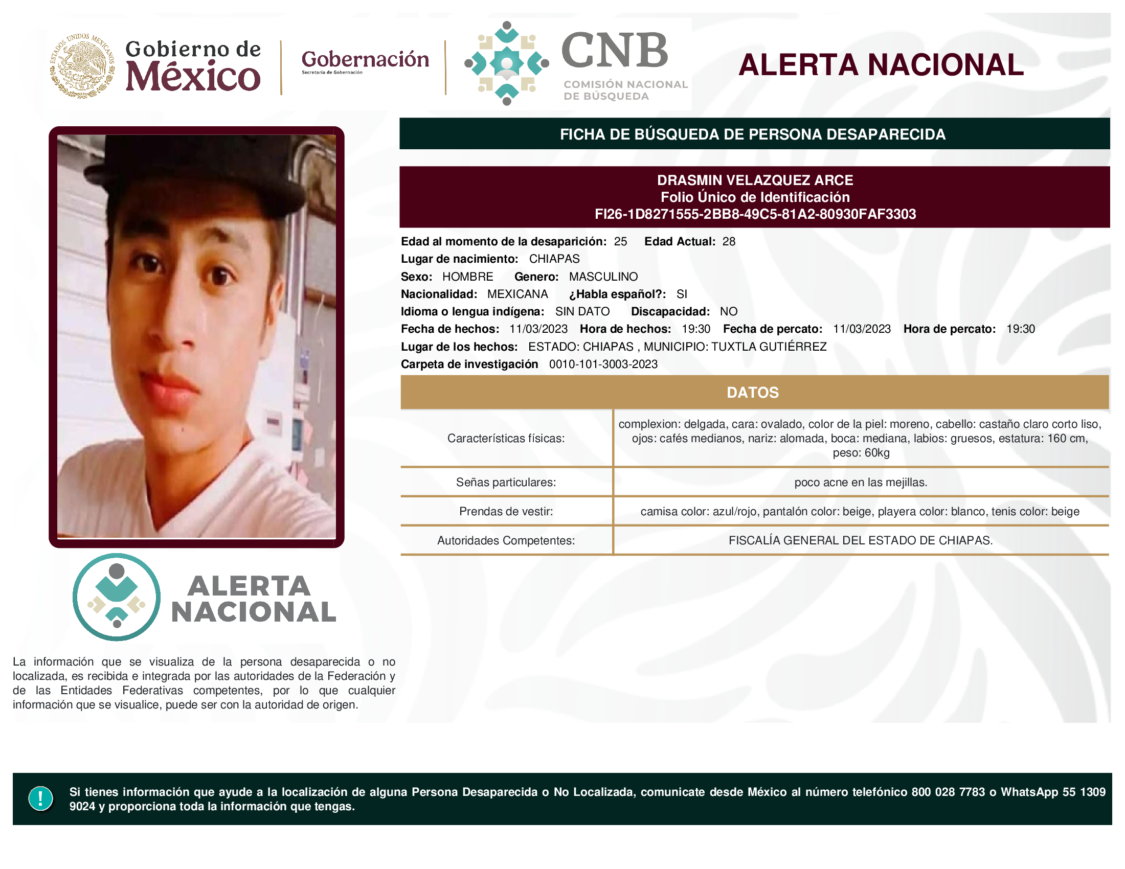 DRASMIN VELAZQUEZ ARCE