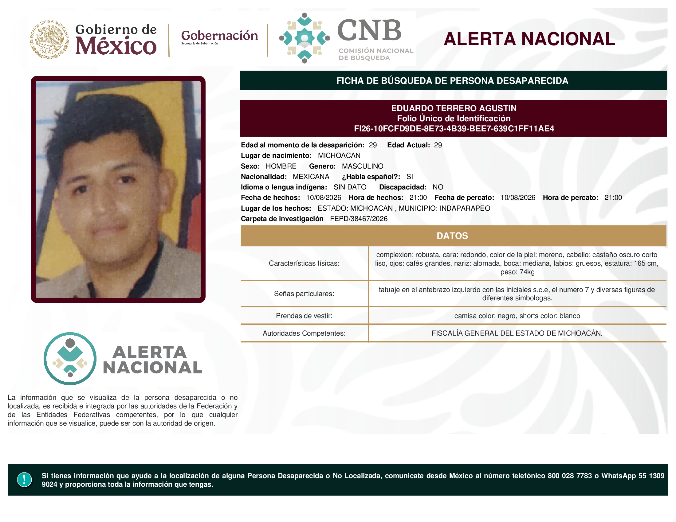 EDUARDO TERRERO AGUSTIN