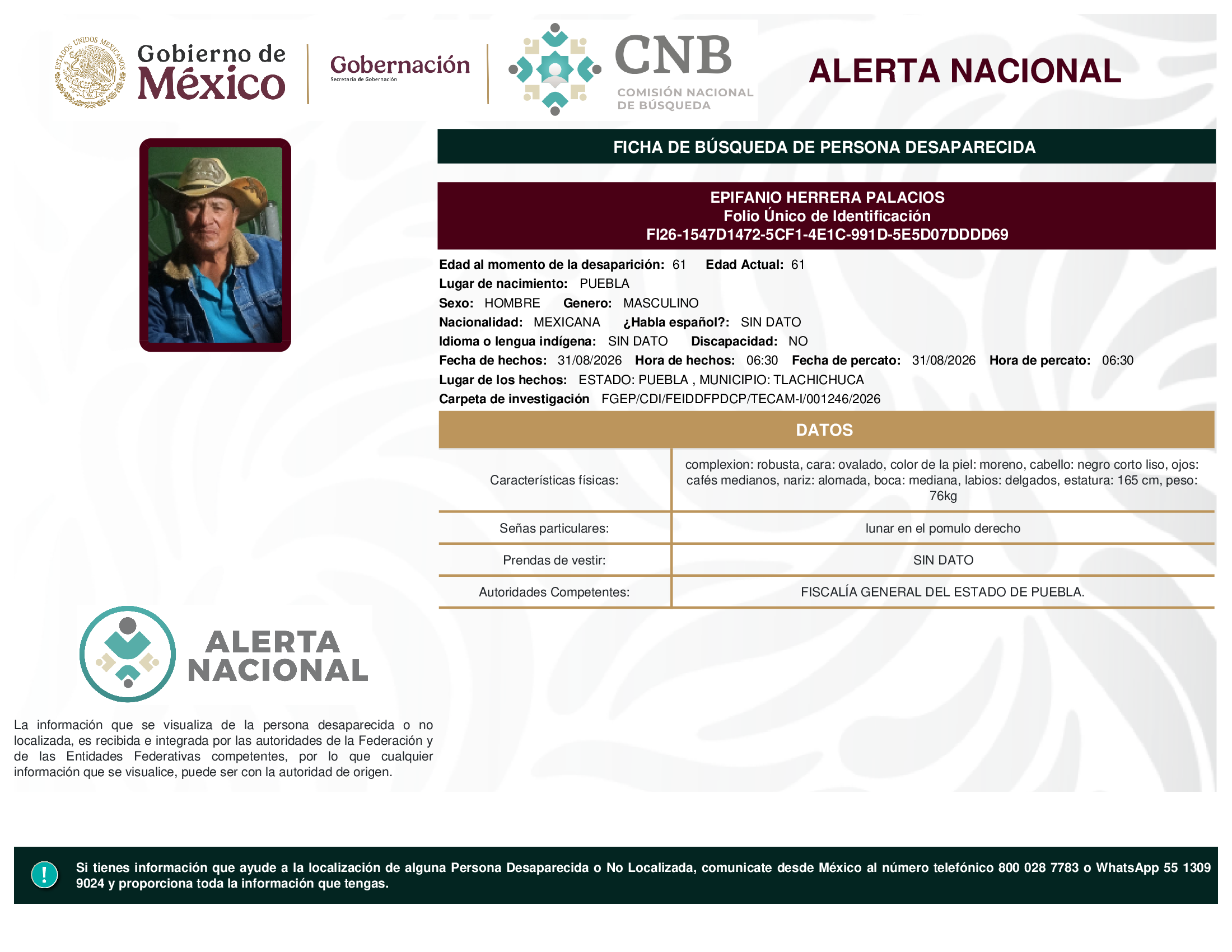 EPIFANIO HERRERA PALACIOS