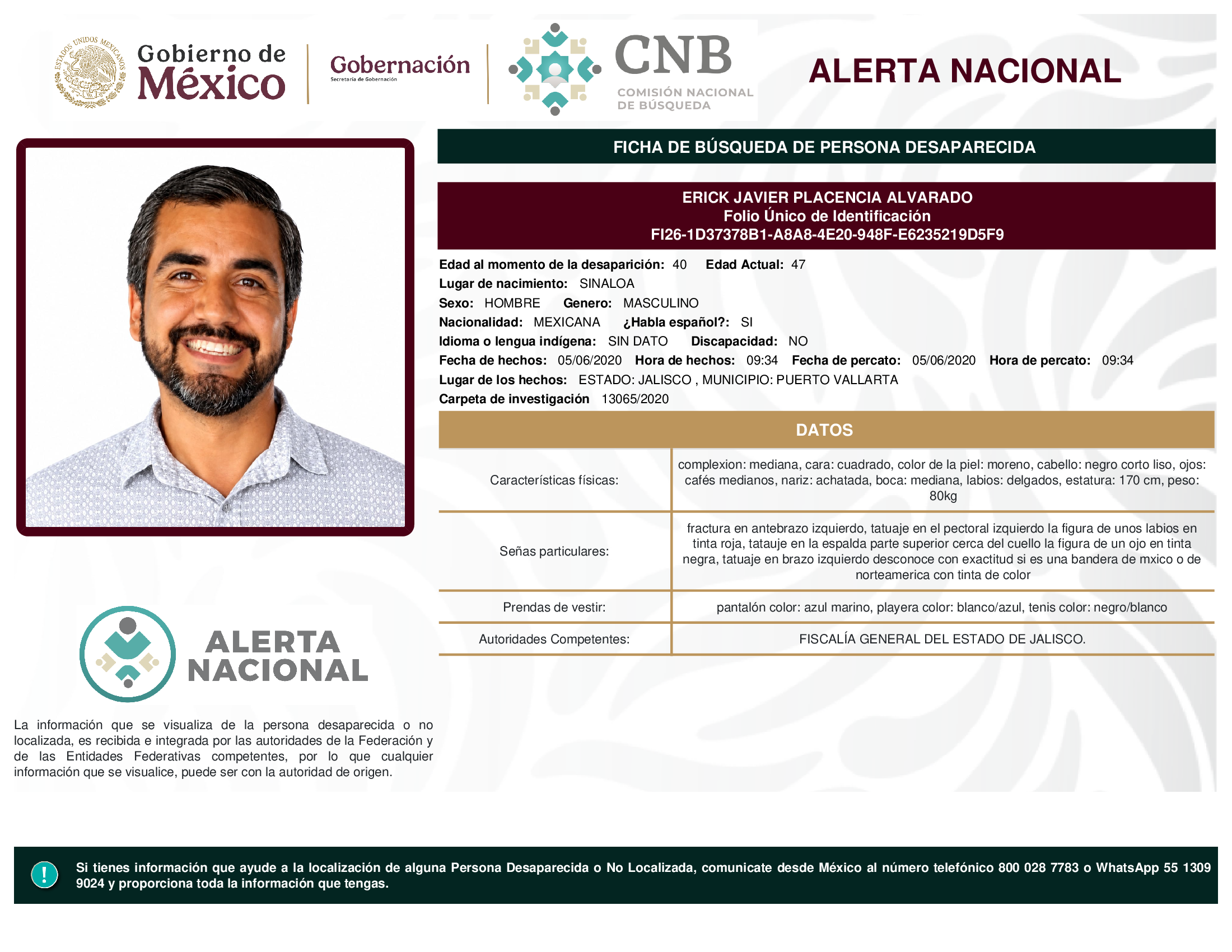ERICK JAVIER PLACENCIA ALVARADO