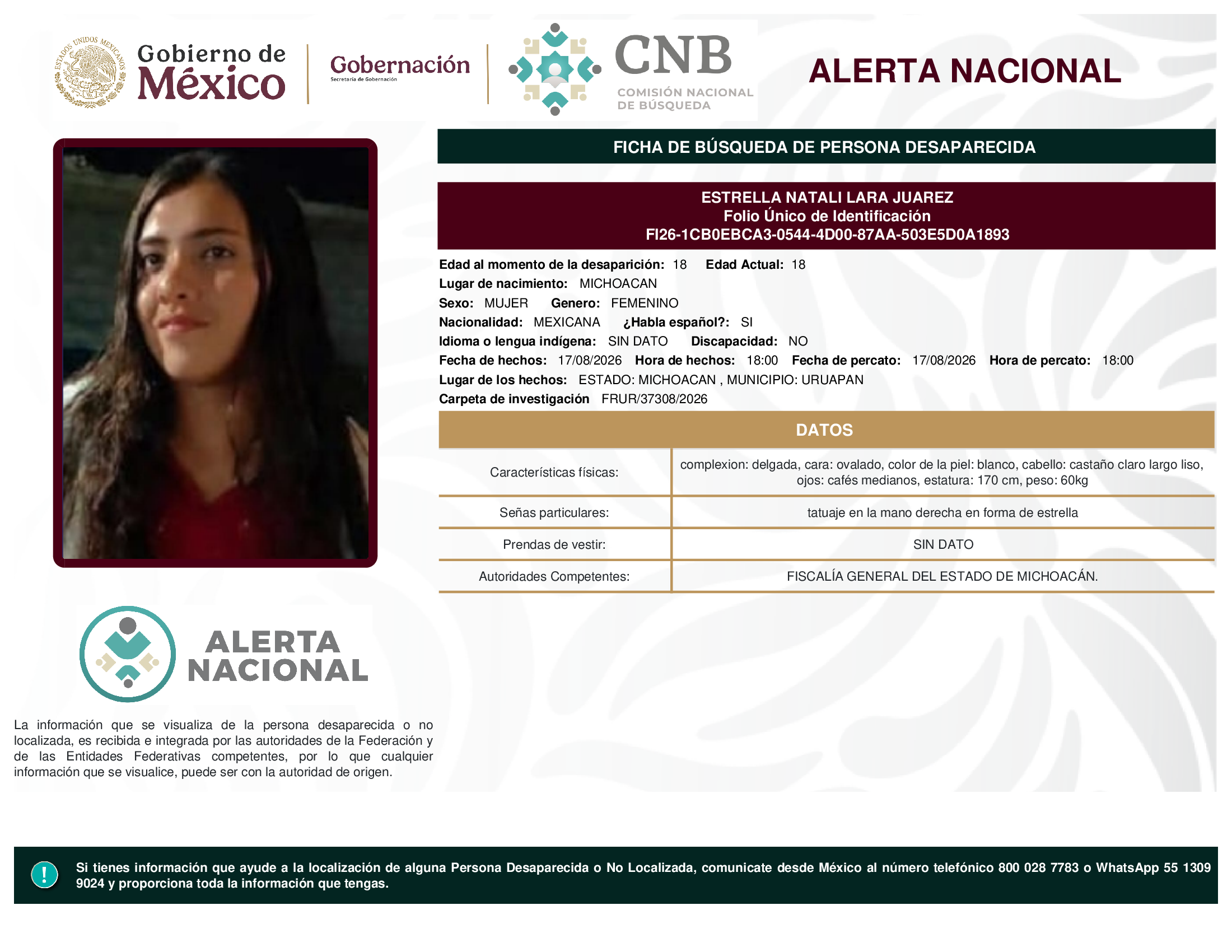 ESTRELLA NATALI LARA JUAREZ