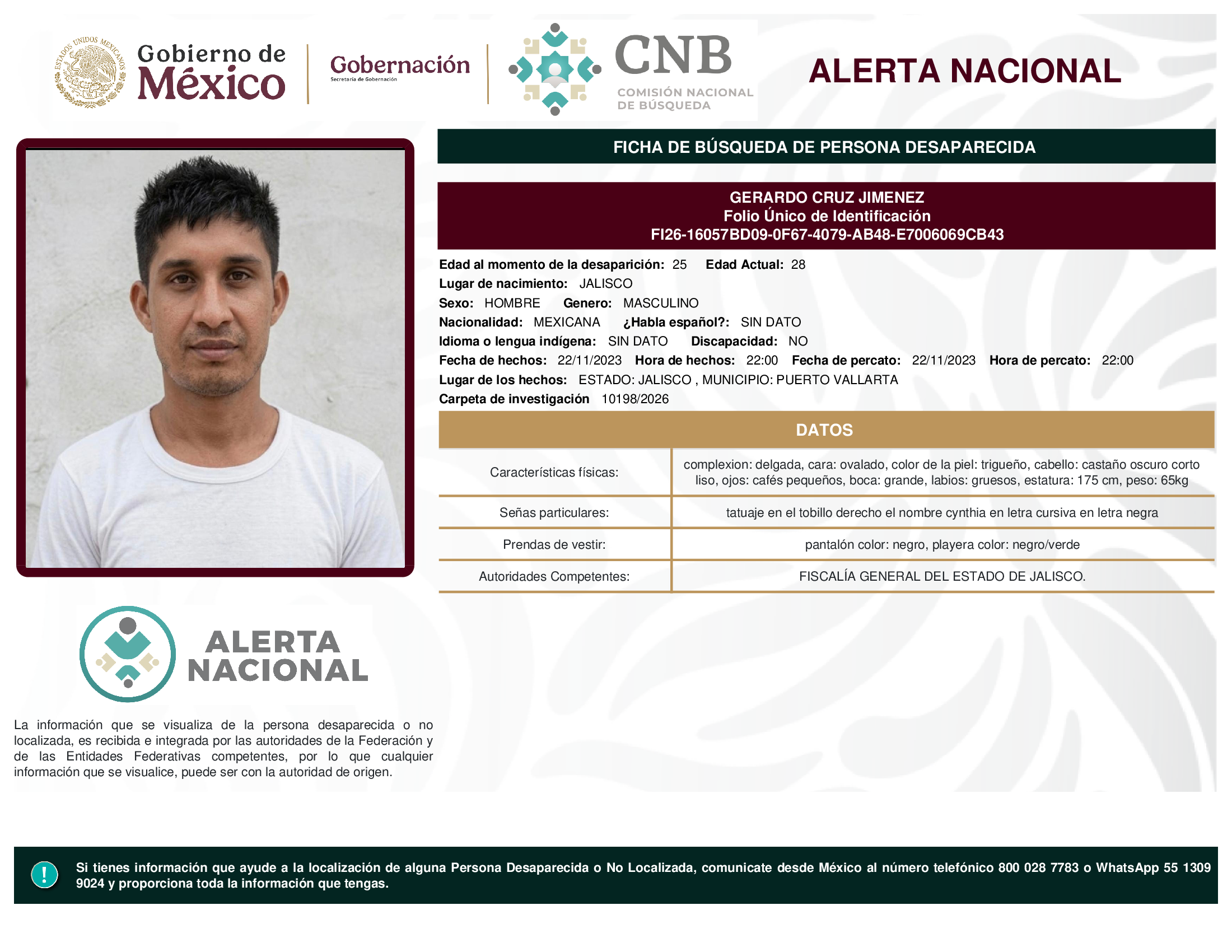 GERARDO CRUZ JIMENEZ