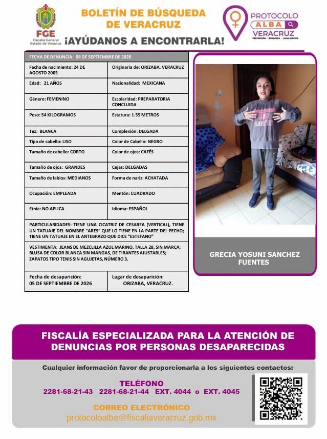 GRECIA YOSUNI SÁNCHEZ FUENTES