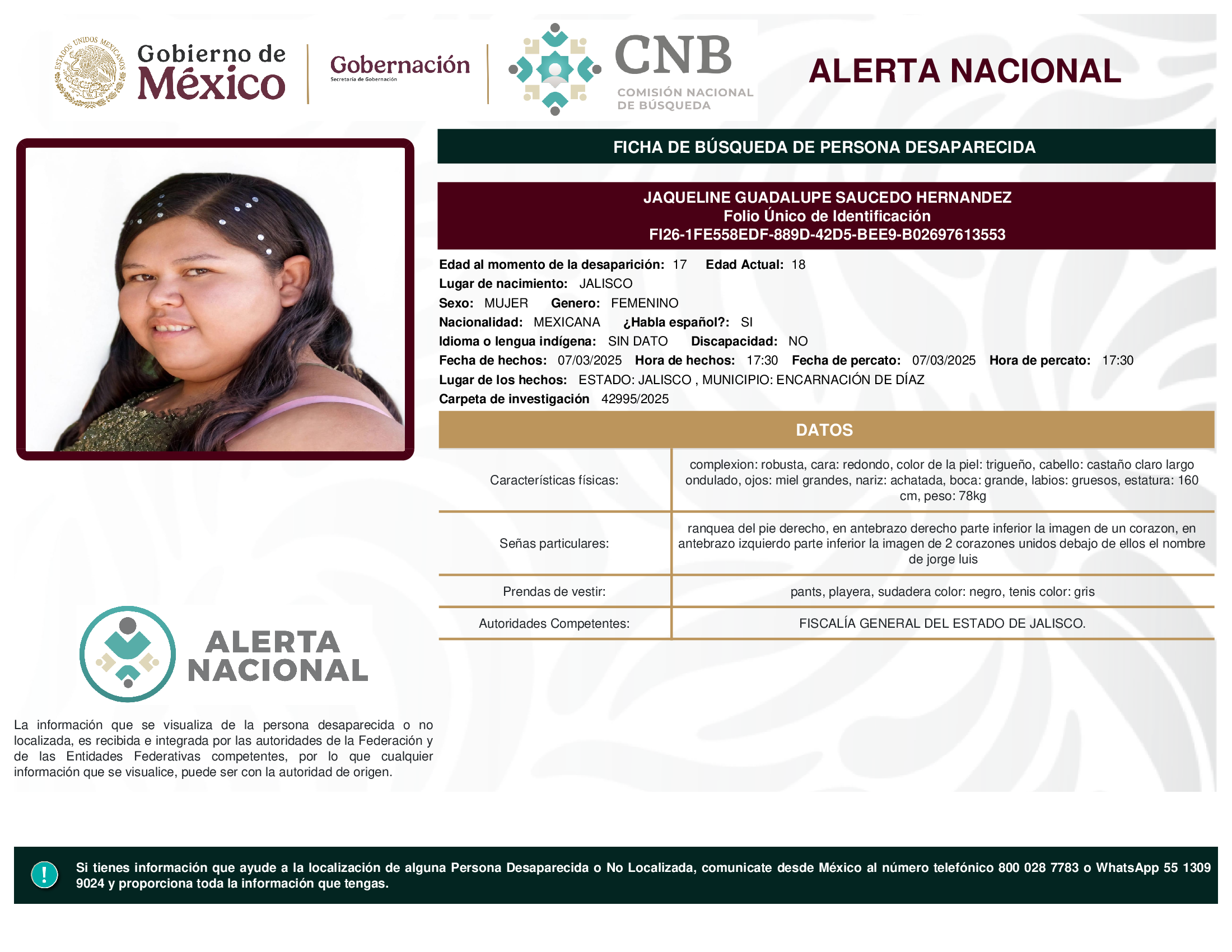 JAQUELINE GUADALUPE SAUCEDO HERNANDEZ