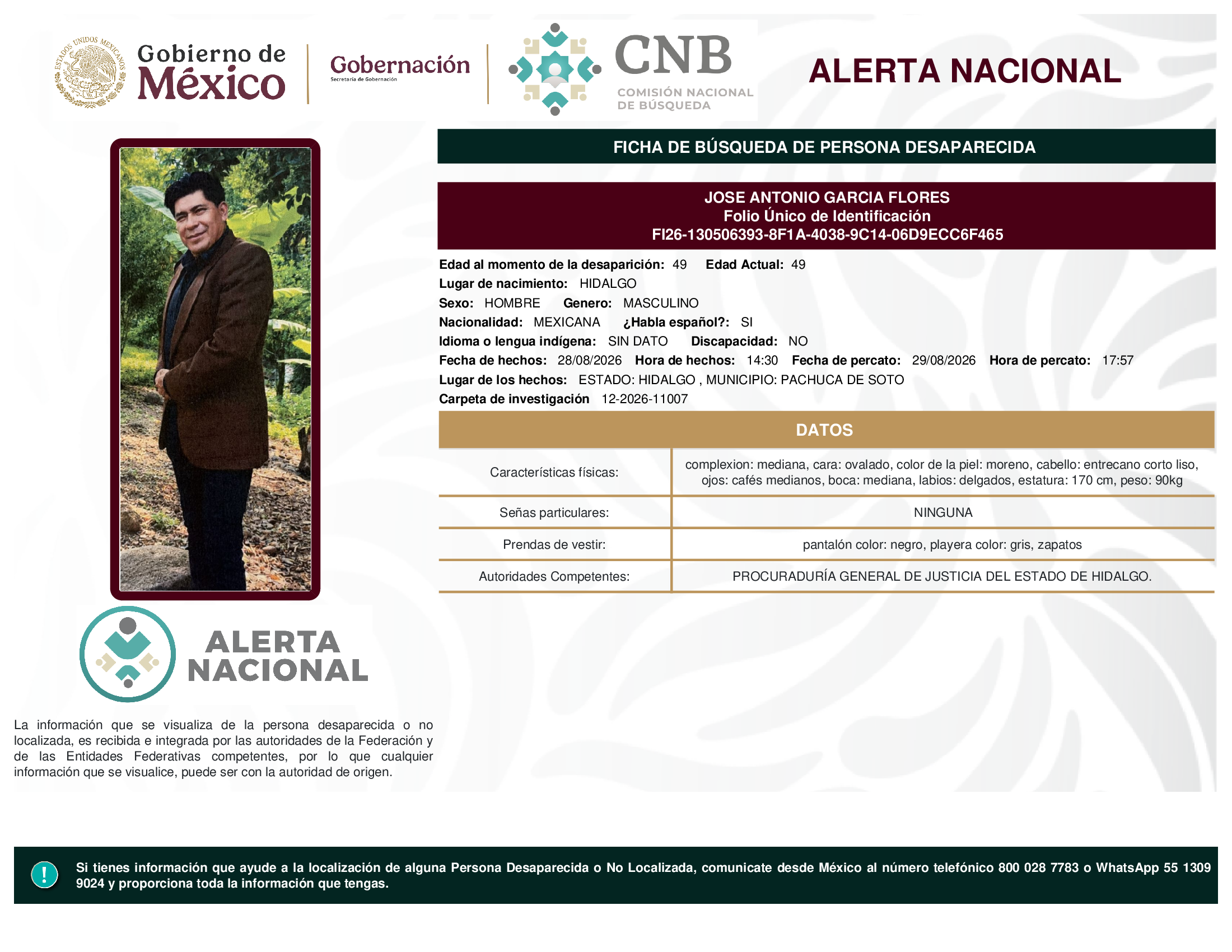 JOSE ANTONIO GARCIA FLORES