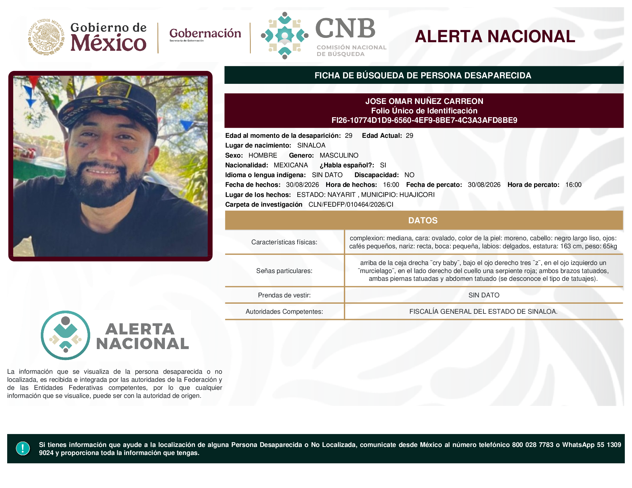 JOSE OMAR NUÑEZ CARREON