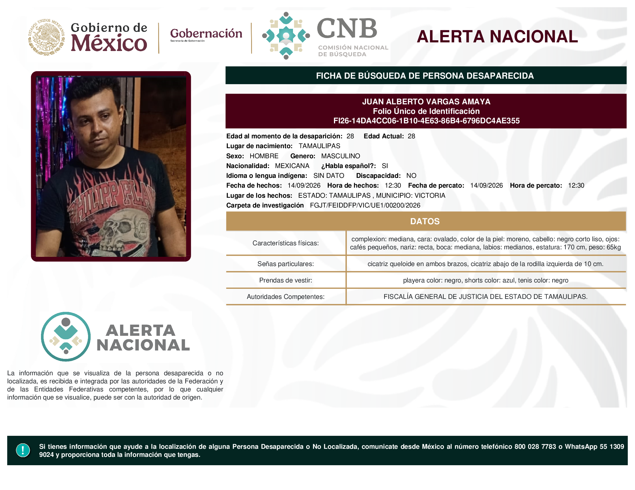 JUAN ALBERTO VARGAS AMAYA