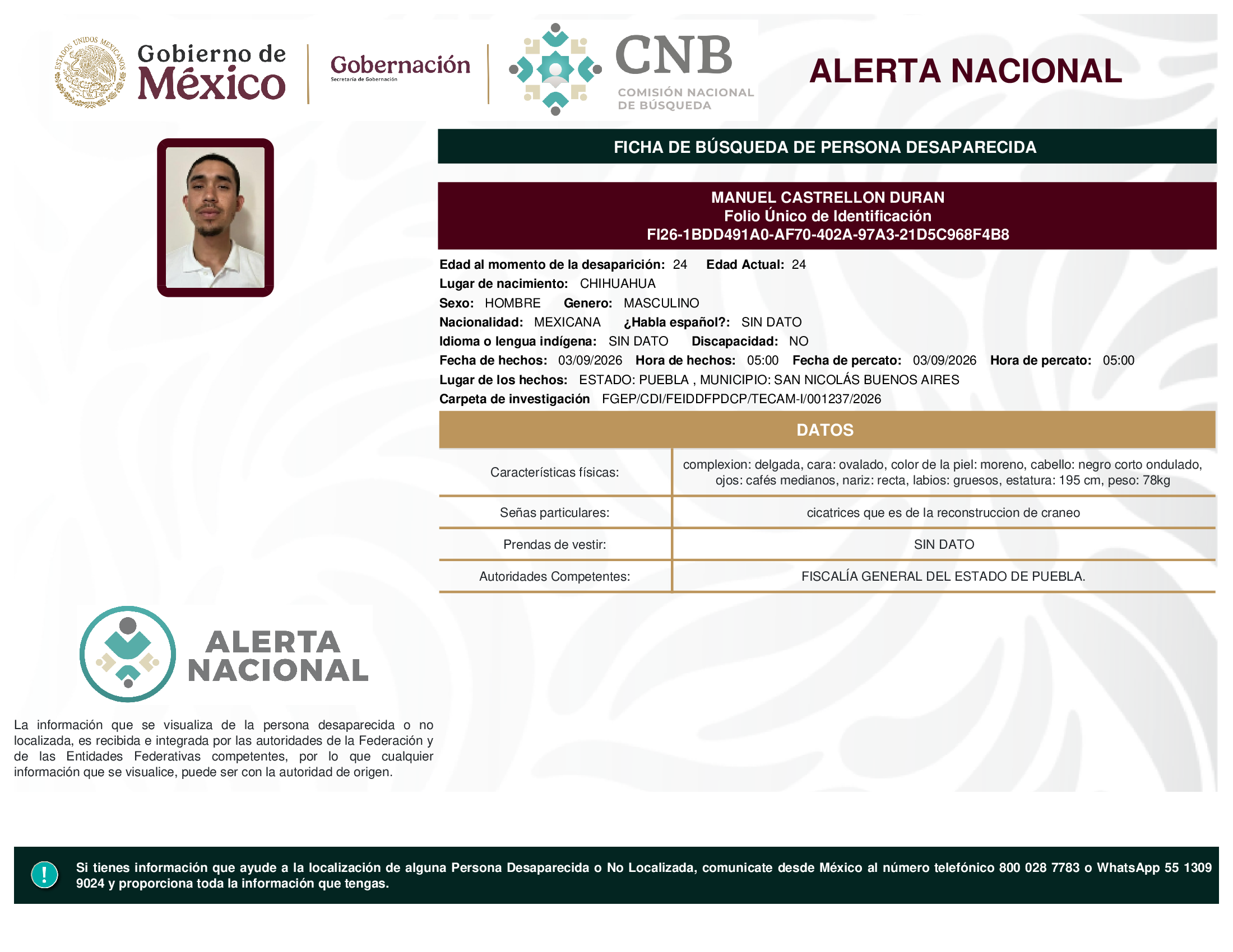 MANUEL CASTRELLON DURAN