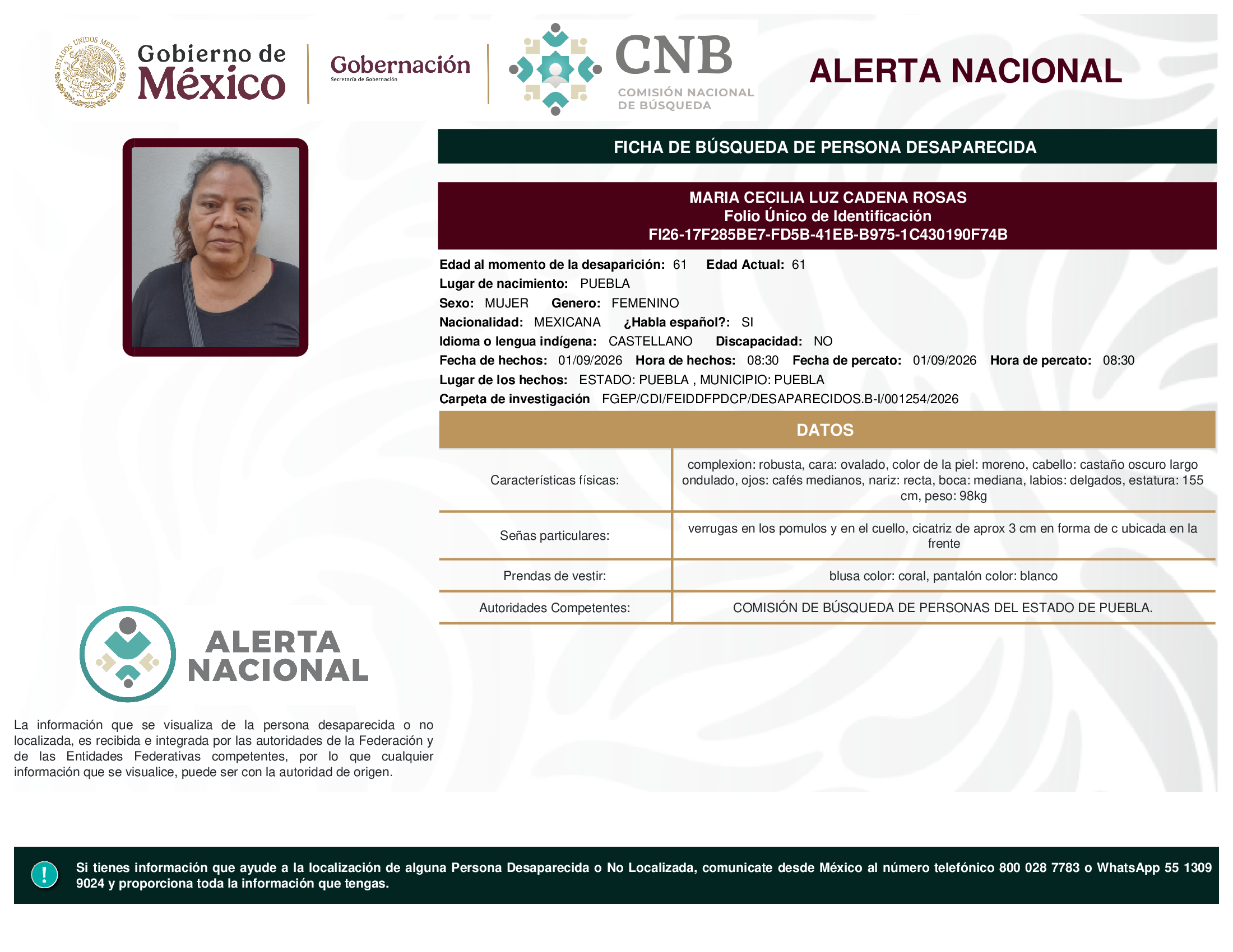 MARIA CECILIA LUZ CADENA ROSAS