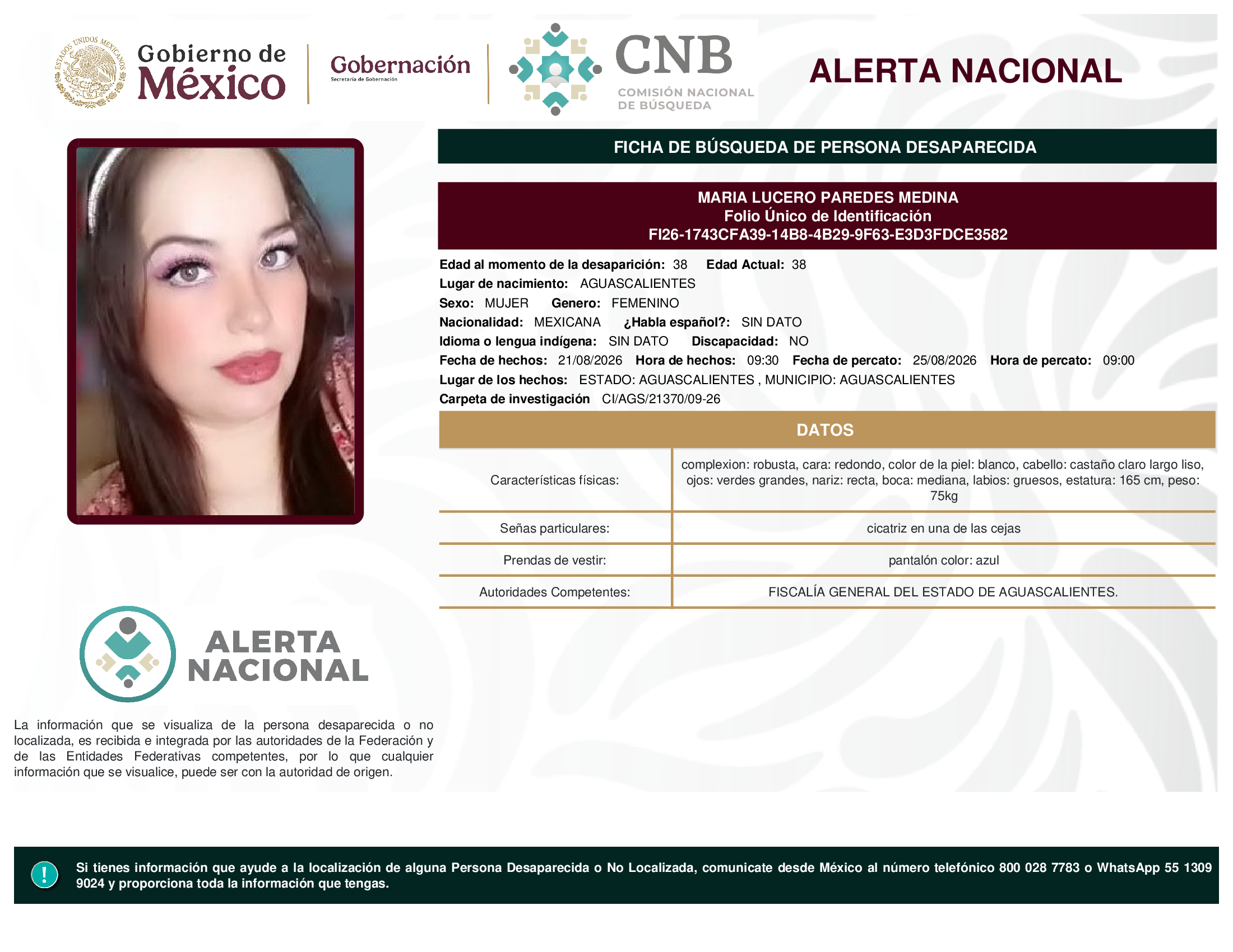 MARIA LUCERO PAREDES MEDINA