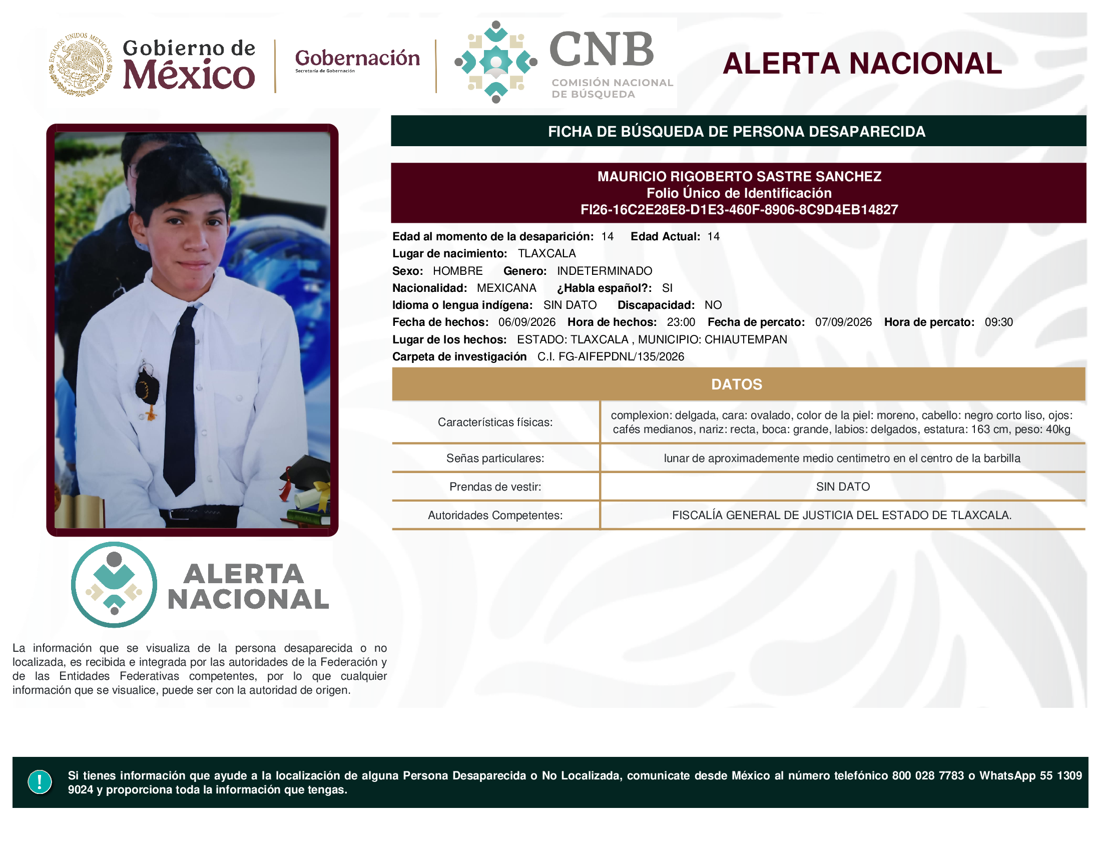 MAURICIO RIGOBERTO SASTRE SANCHEZ