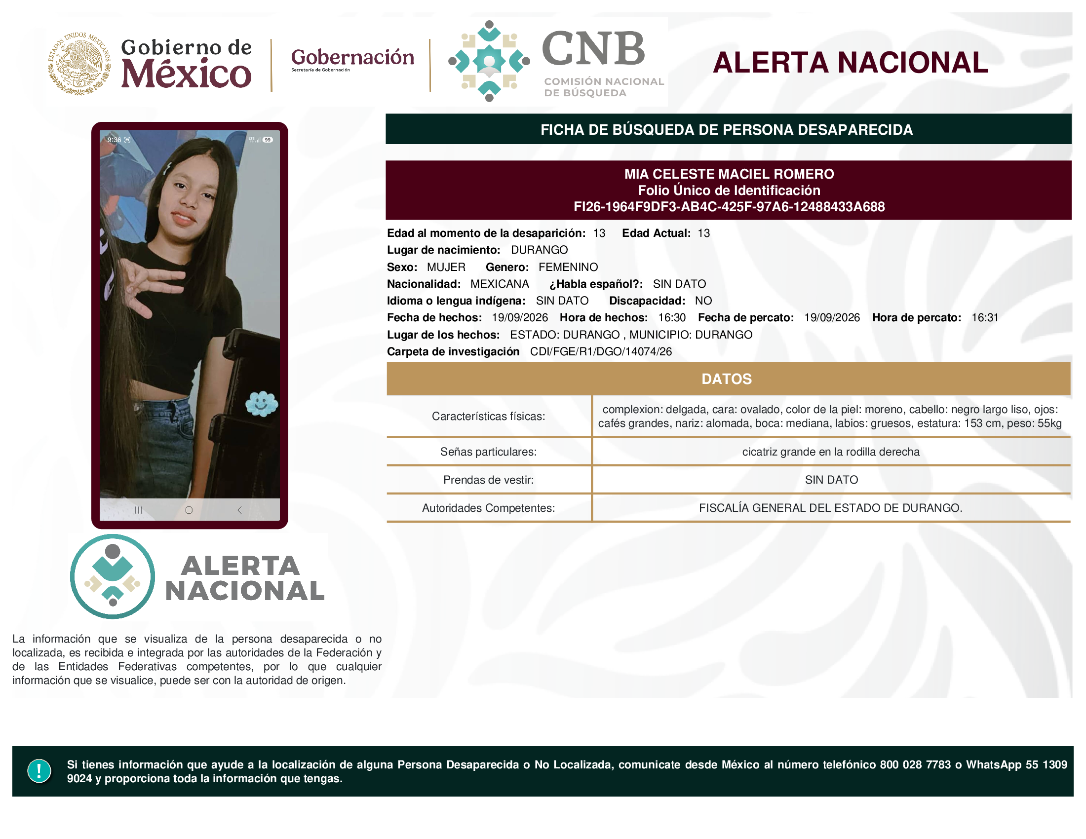 MIA CELESTE MACIEL ROMERO