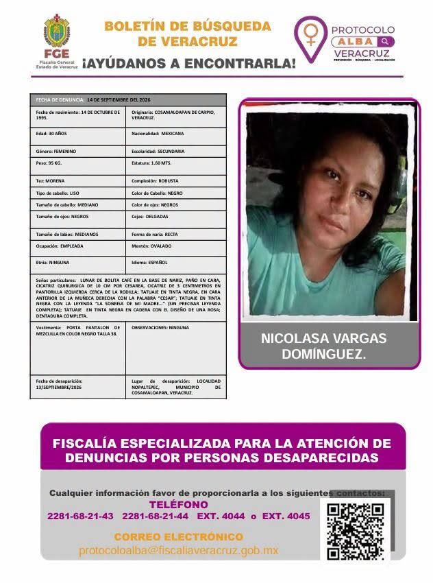 NICOLASA VARGAS DOMÍNGUEZ