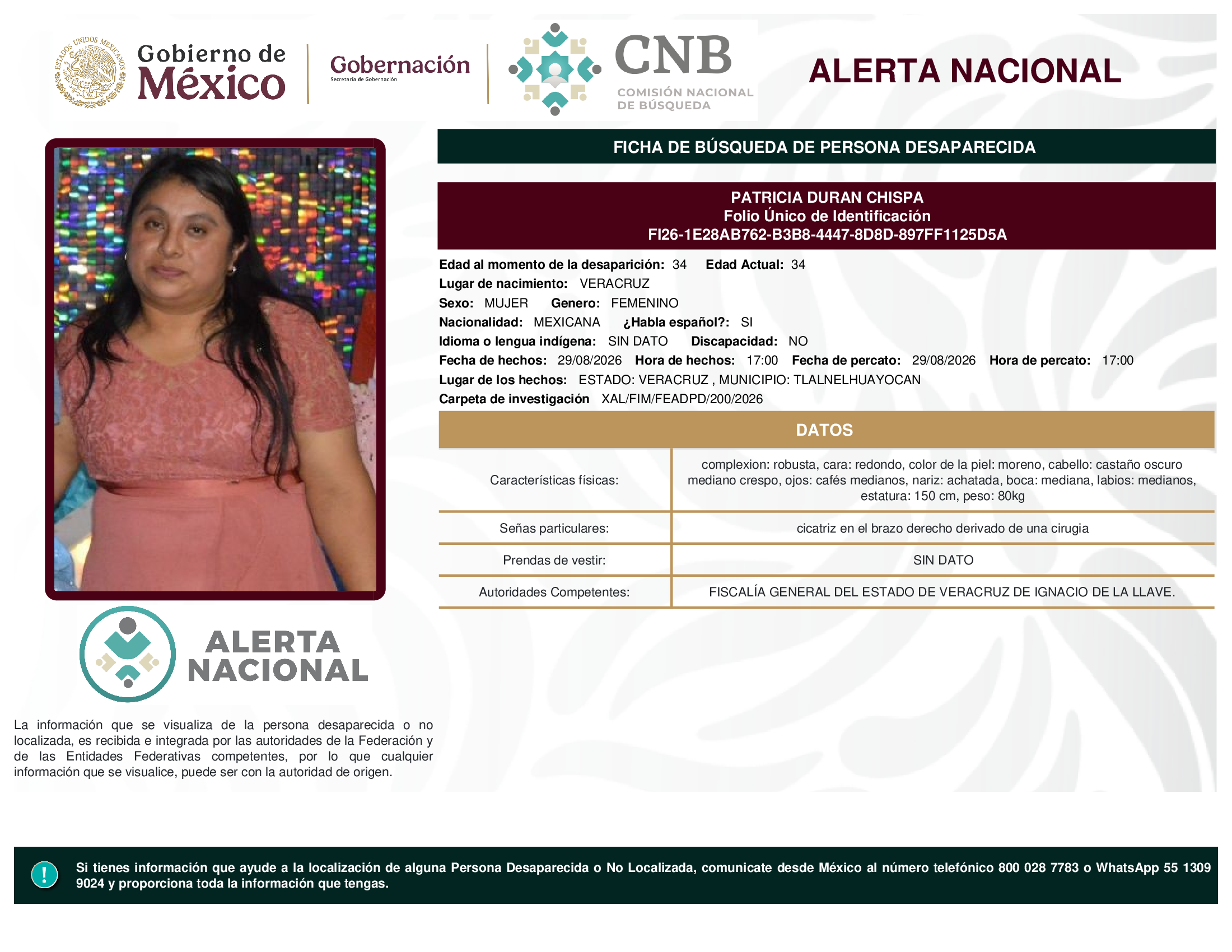 PATRICIA DURAN CHISPA