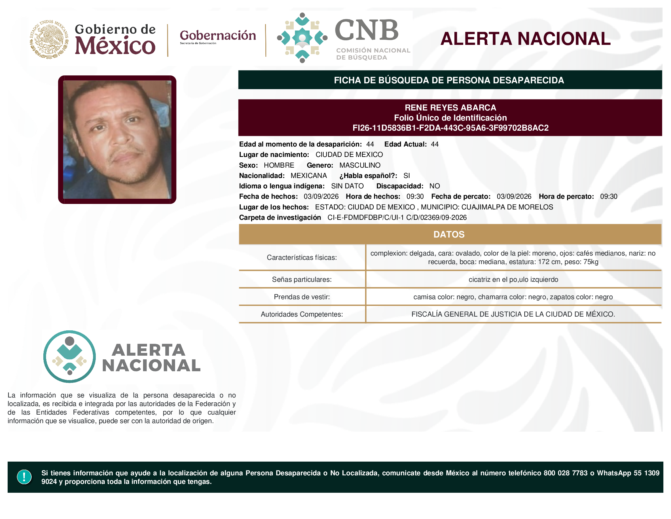 RENE REYES ABARCA