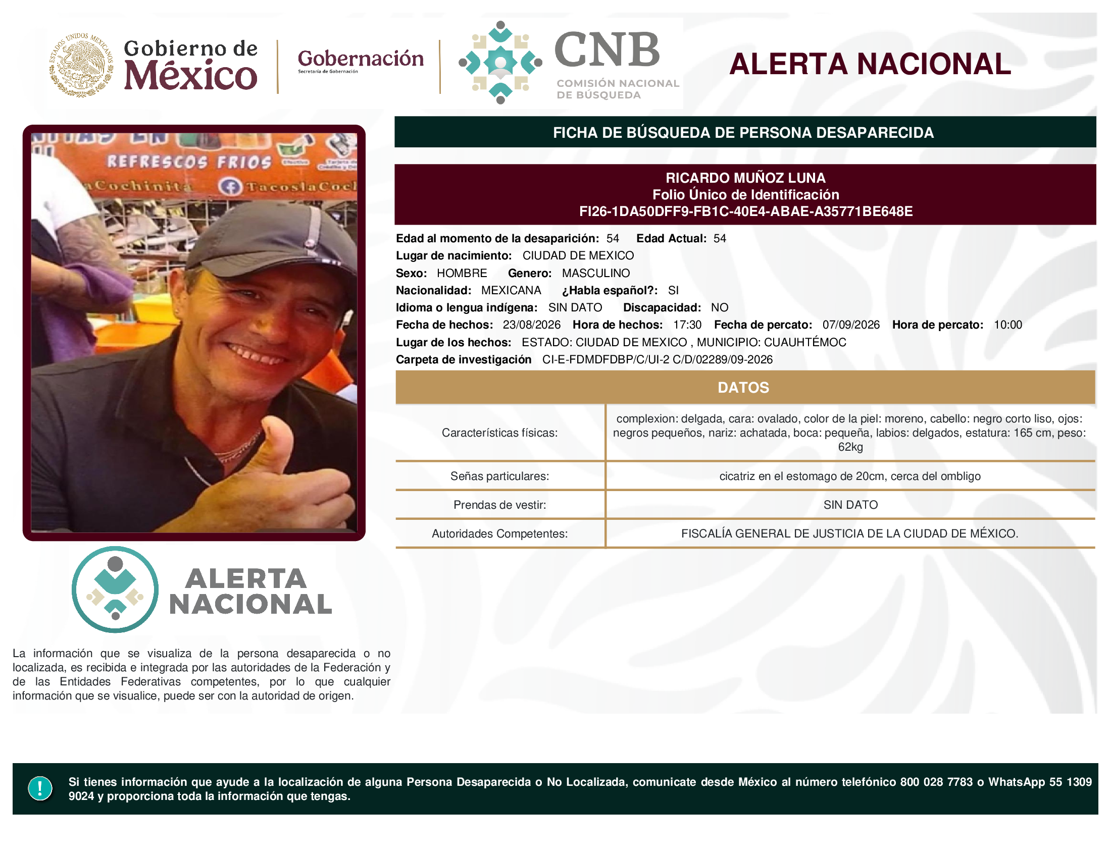 RICARDO MUÑOZ LUNA