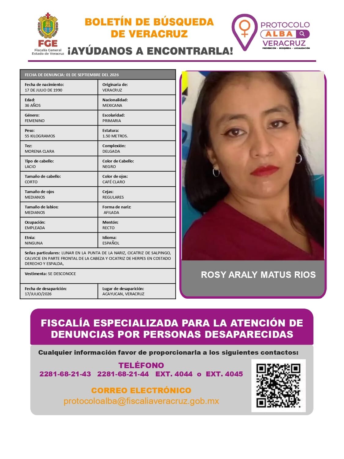 ROSY ARALY MATUS RIOS