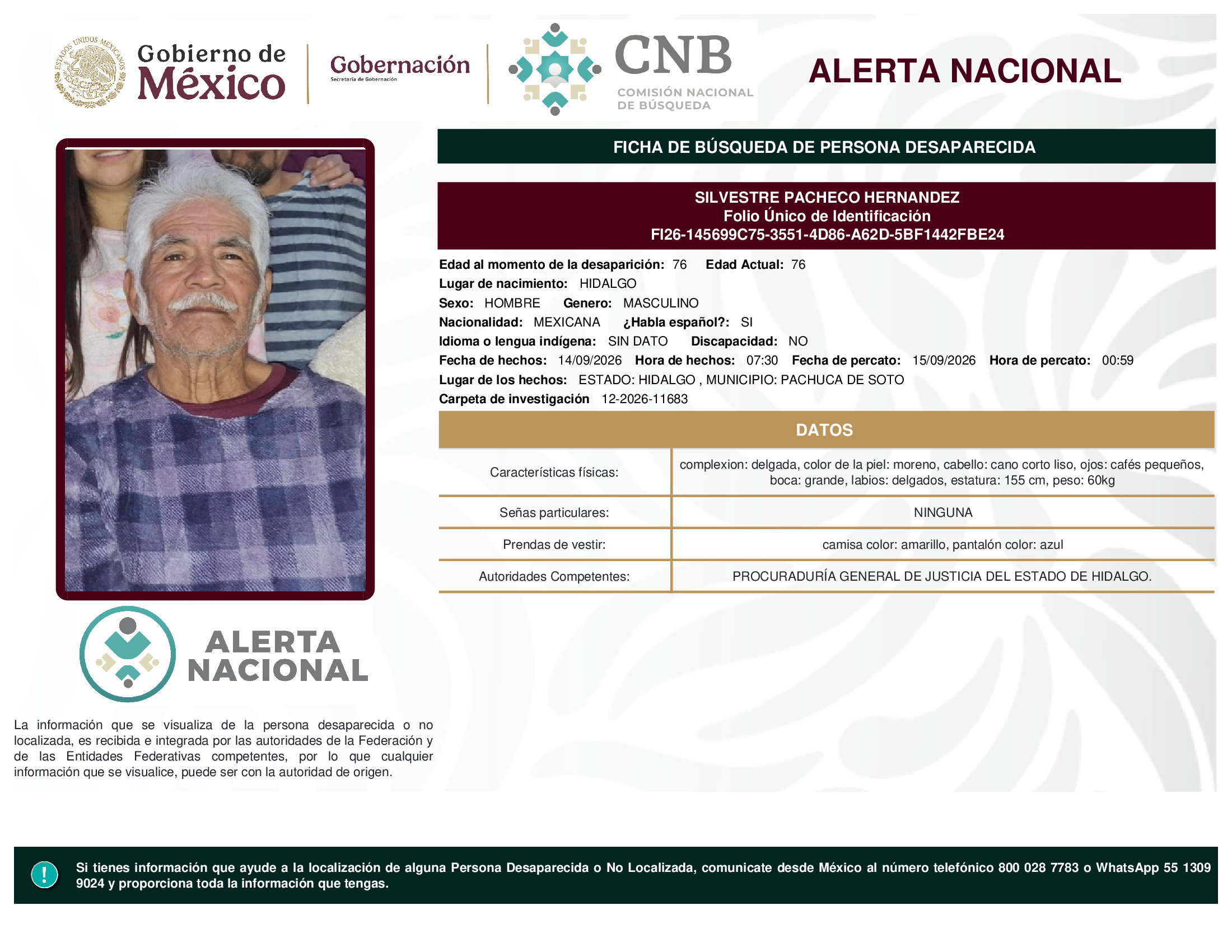 SILVESTRE PACHECO HERNANDEZ