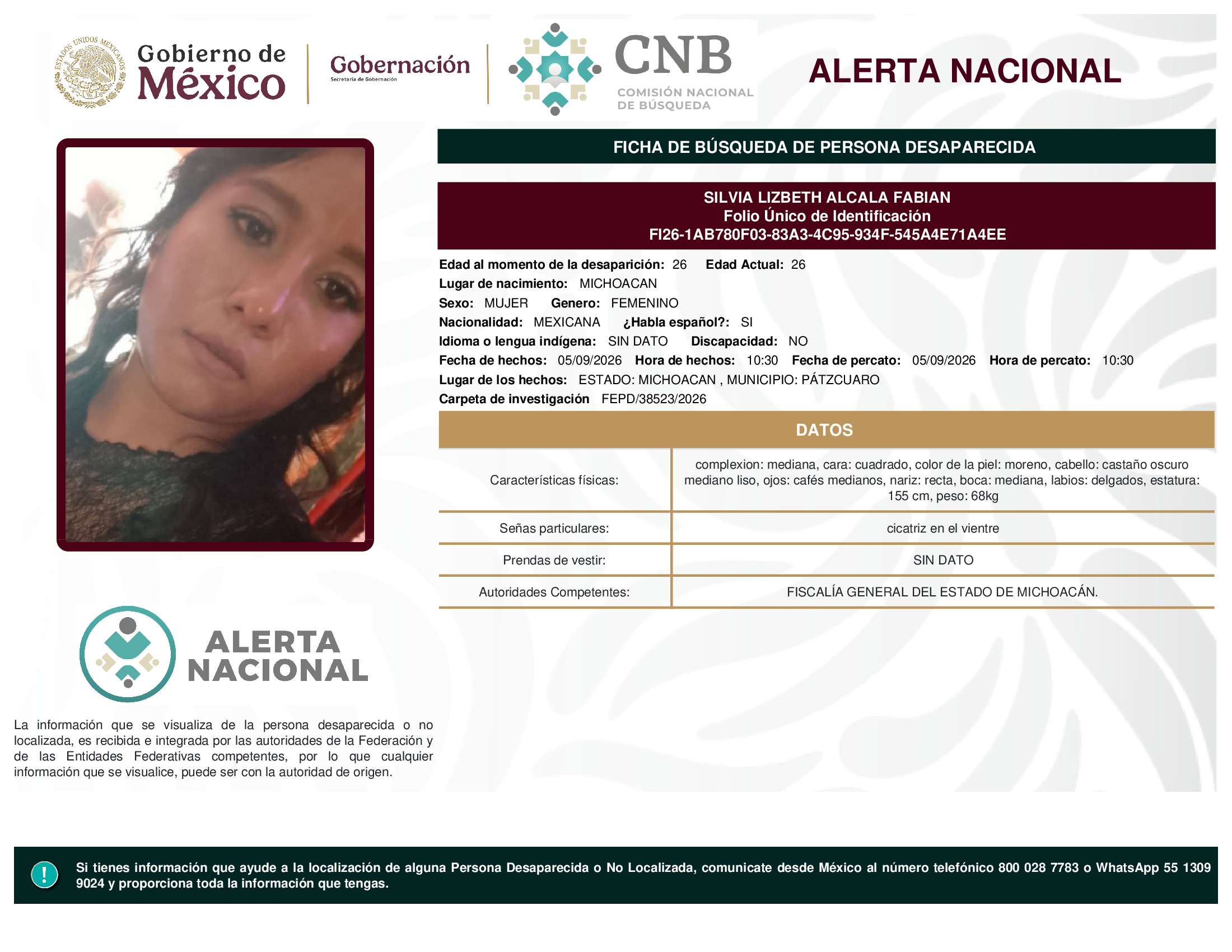 SILVIA LIZBETH ALCALA FABIAN