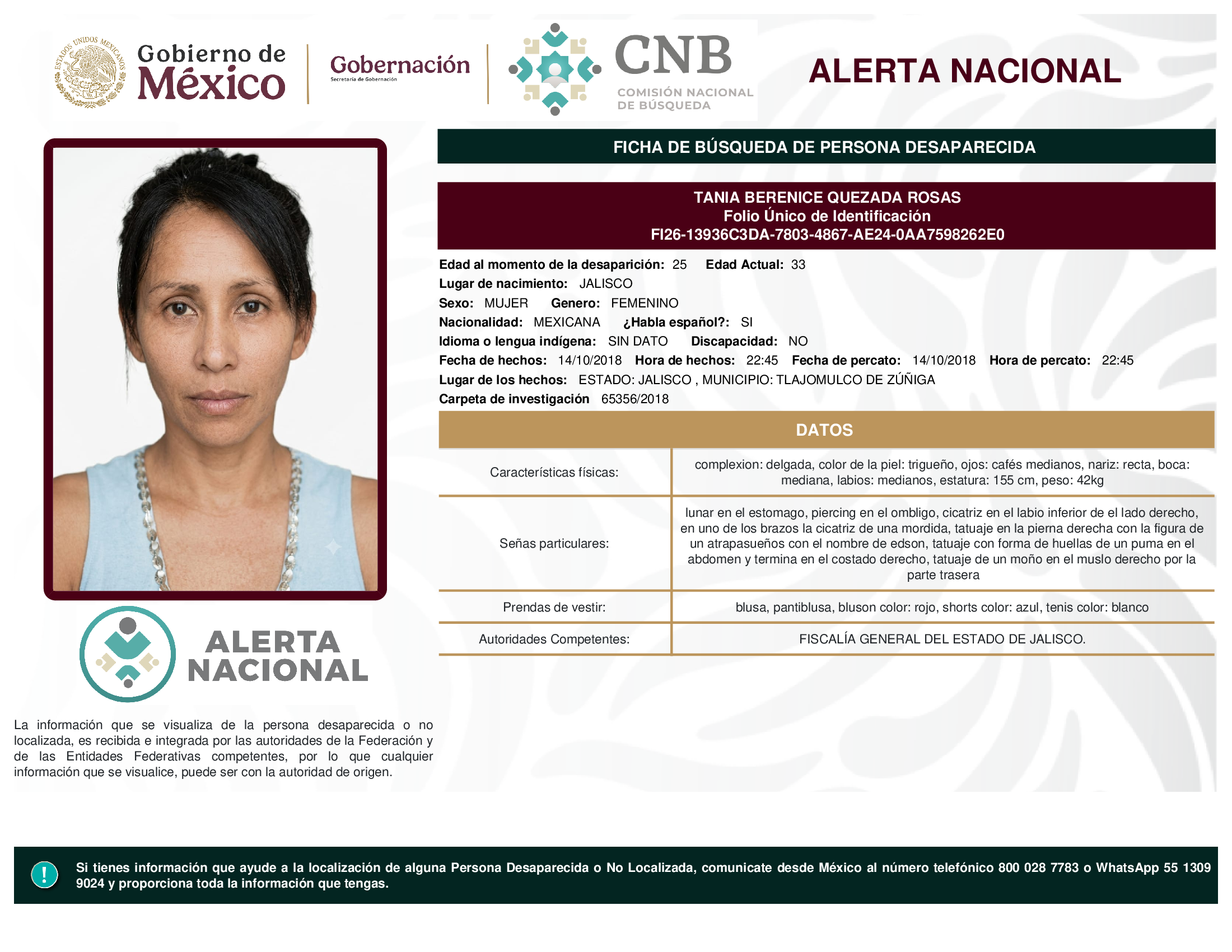 TANIA BERENICE QUEZADA ROSAS