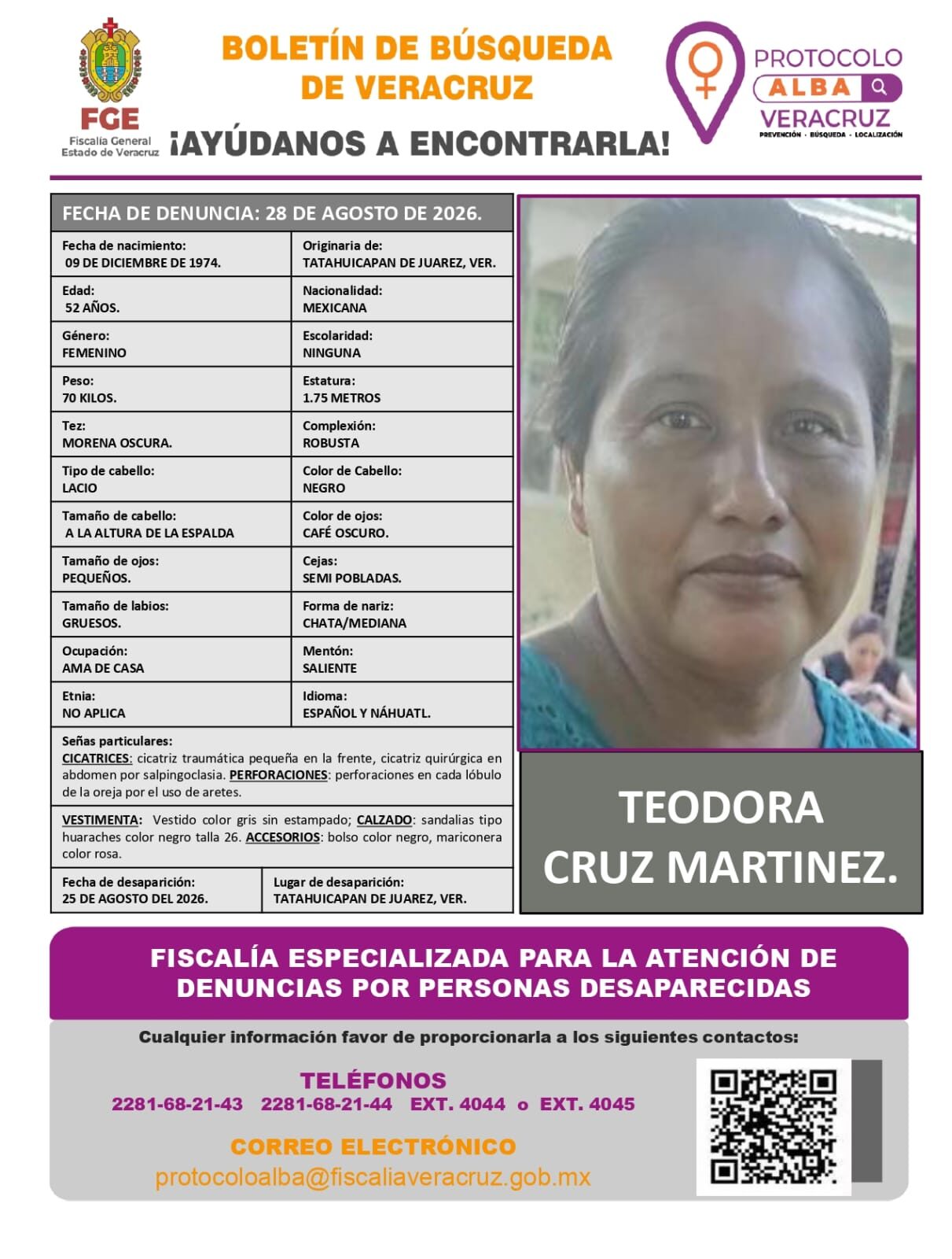 TEODORA CRUZ MARTINEZ