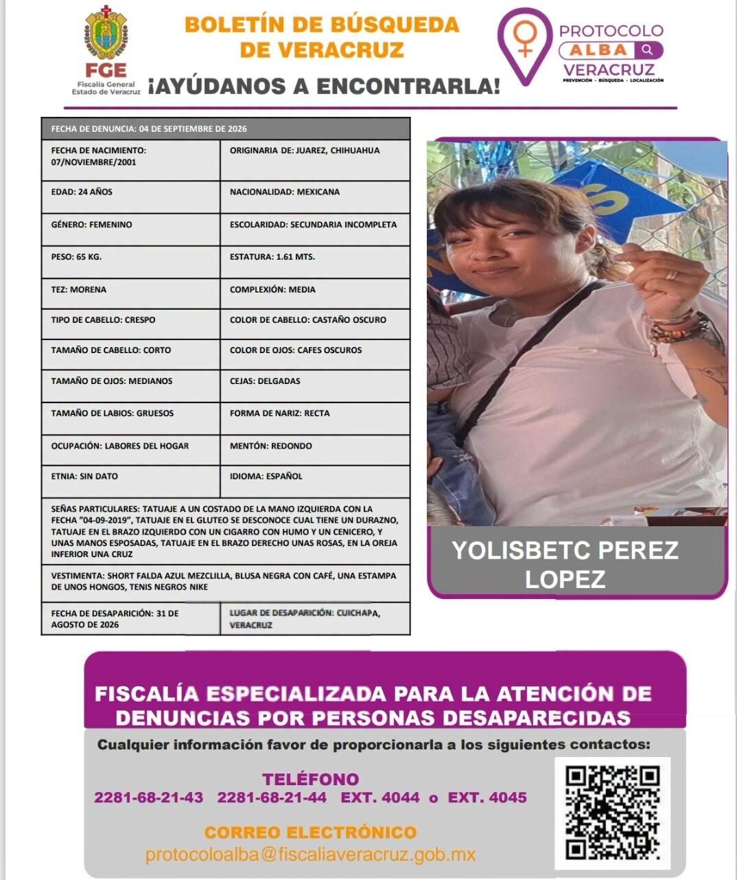 YOLISBETC PÉREZ LÓPEZ