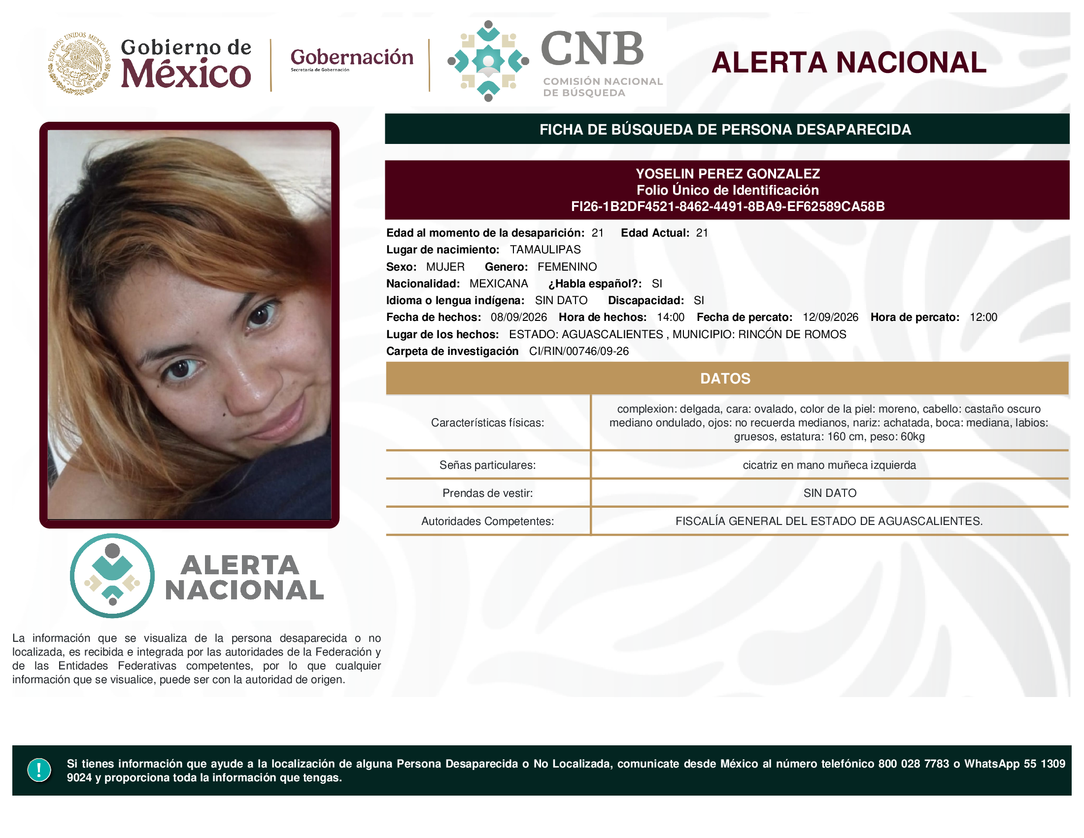 YOSELIN PEREZ GONZALEZ